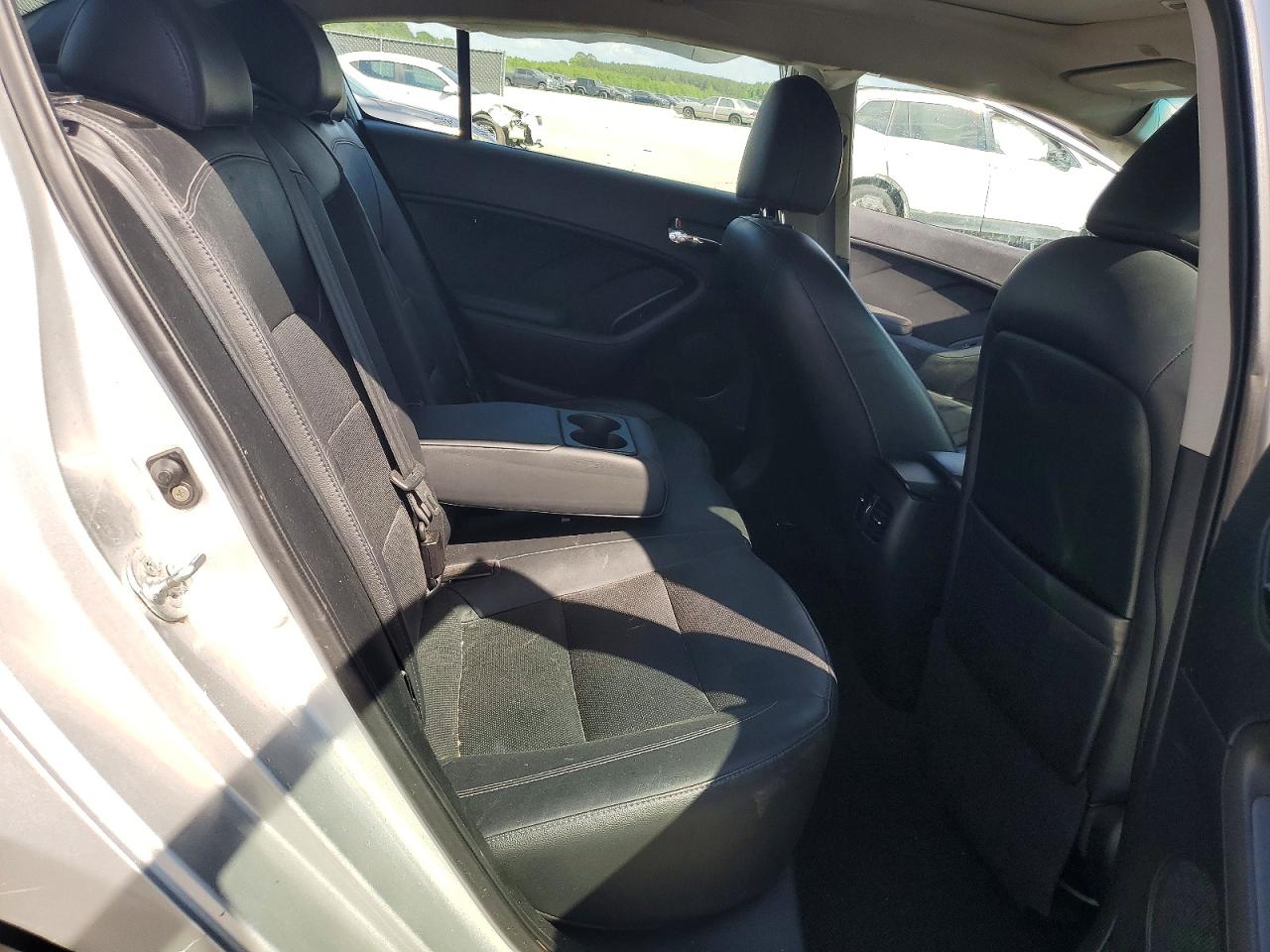 2014 Kia Forte Ex Silver vin: KNAFX5A89E5195370