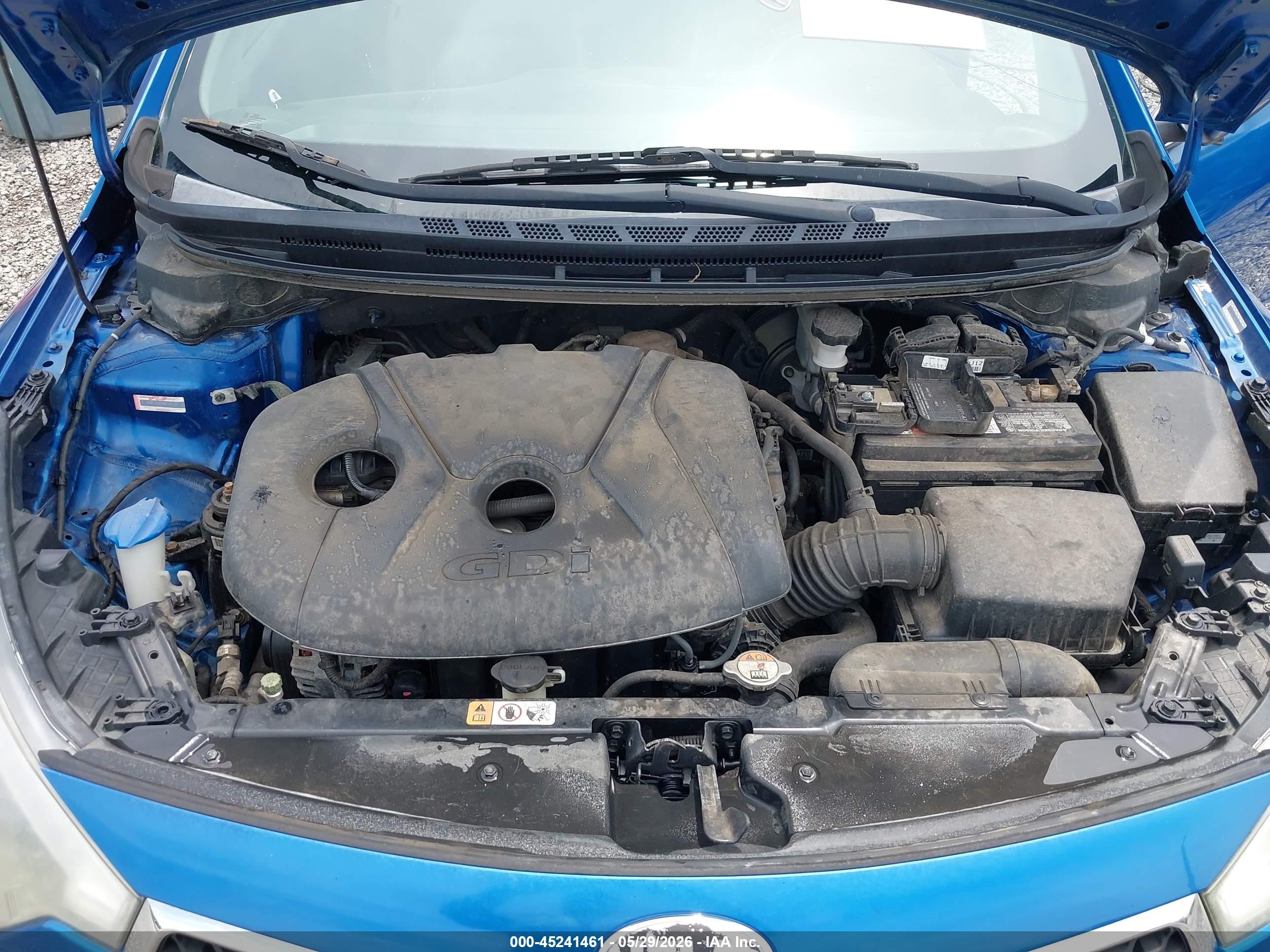 2014 Kia Forte Ex Blue vin: KNAFX5A8XE5172311