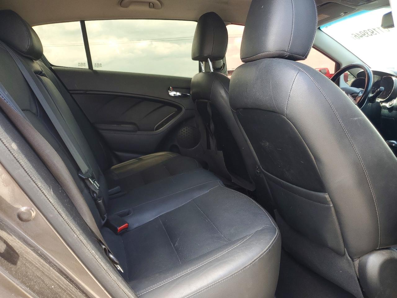 2014 Kia Forte Ex Brown vin: KNAFX5A8XE5197032
