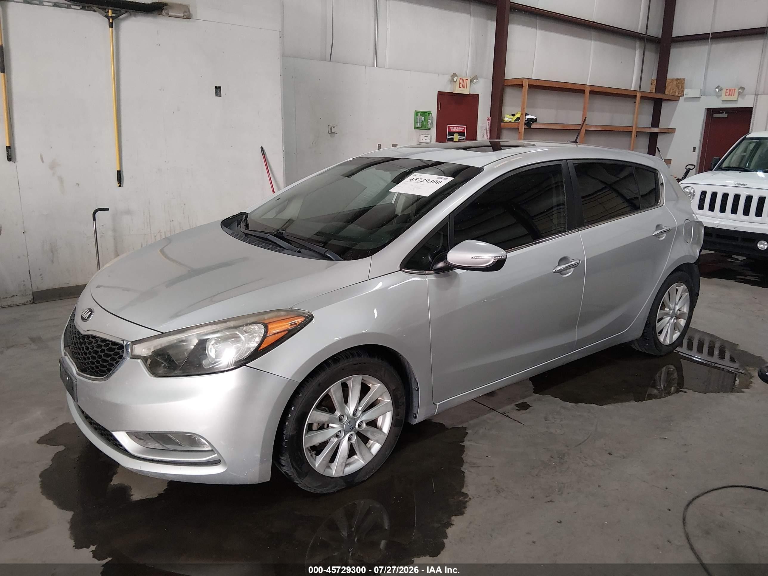 2015 Kia Forte Ex Серебряный vin: KNAFX5A8XF5296659