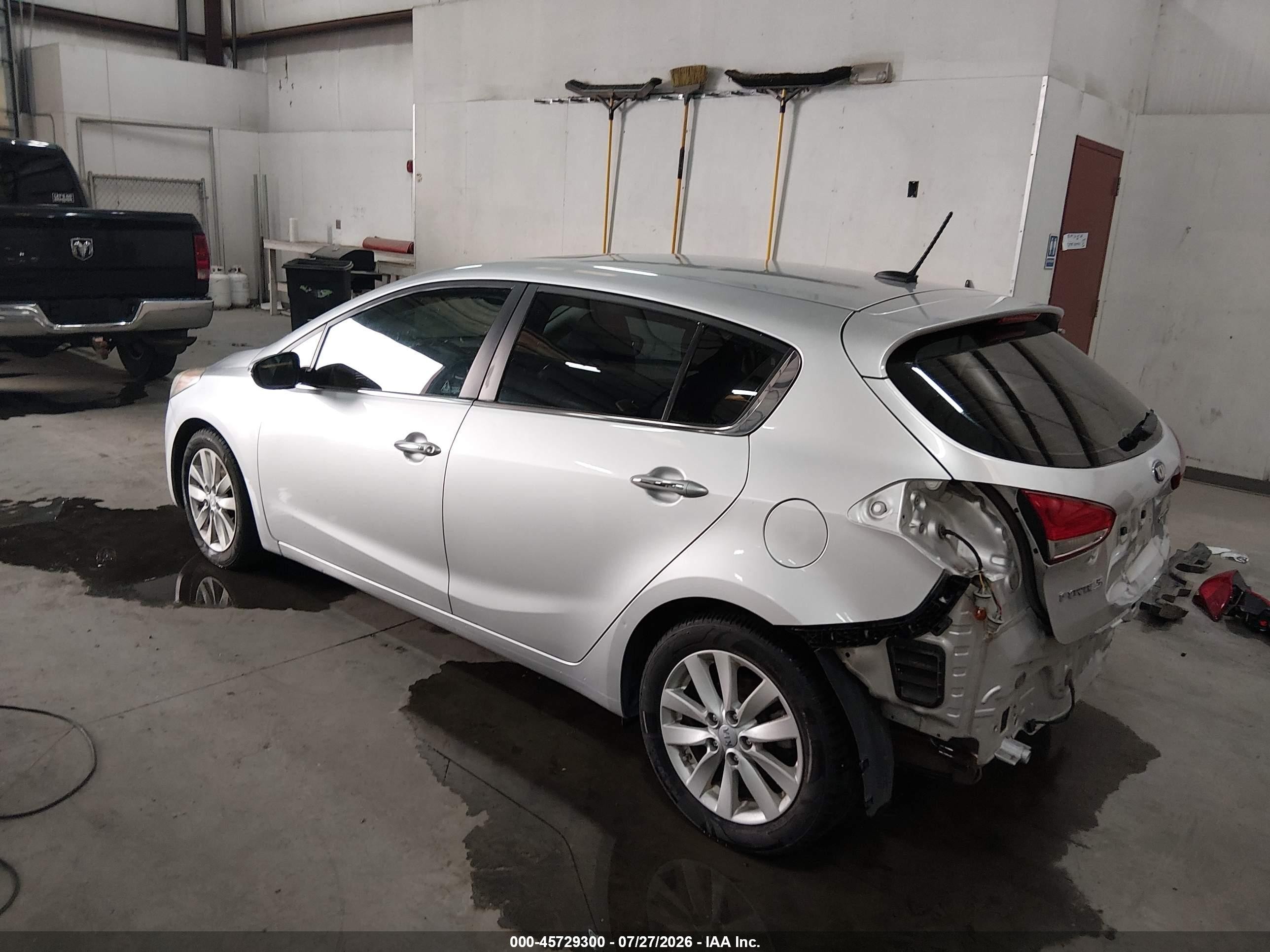 2015 Kia Forte Ex Серебряный vin: KNAFX5A8XF5296659