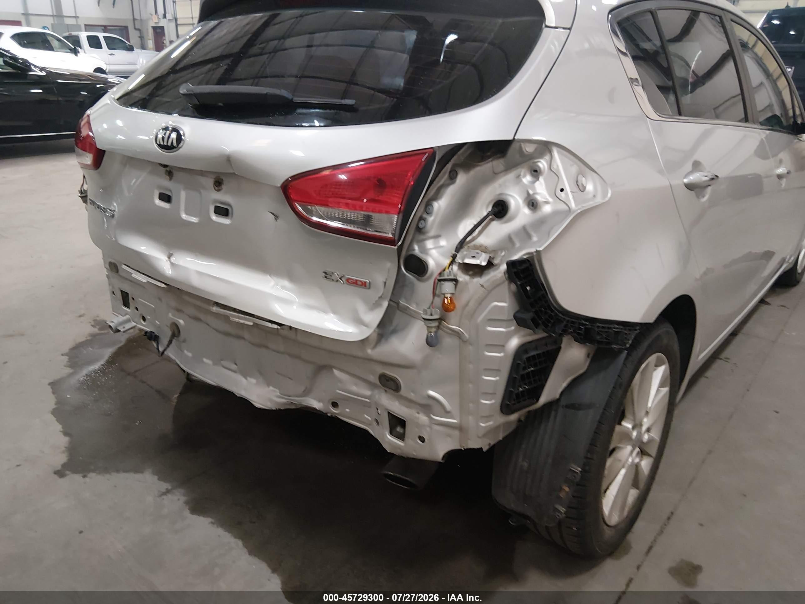 2015 Kia Forte Ex Серебряный vin: KNAFX5A8XF5296659