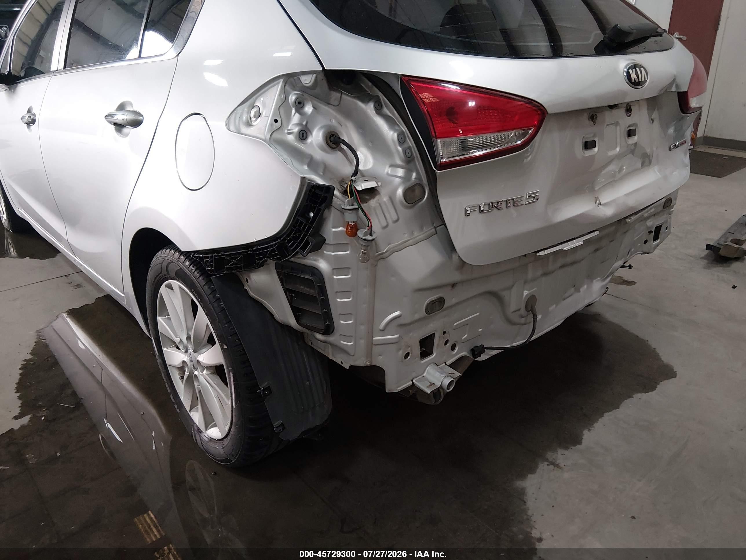 2015 Kia Forte Ex Серебряный vin: KNAFX5A8XF5296659