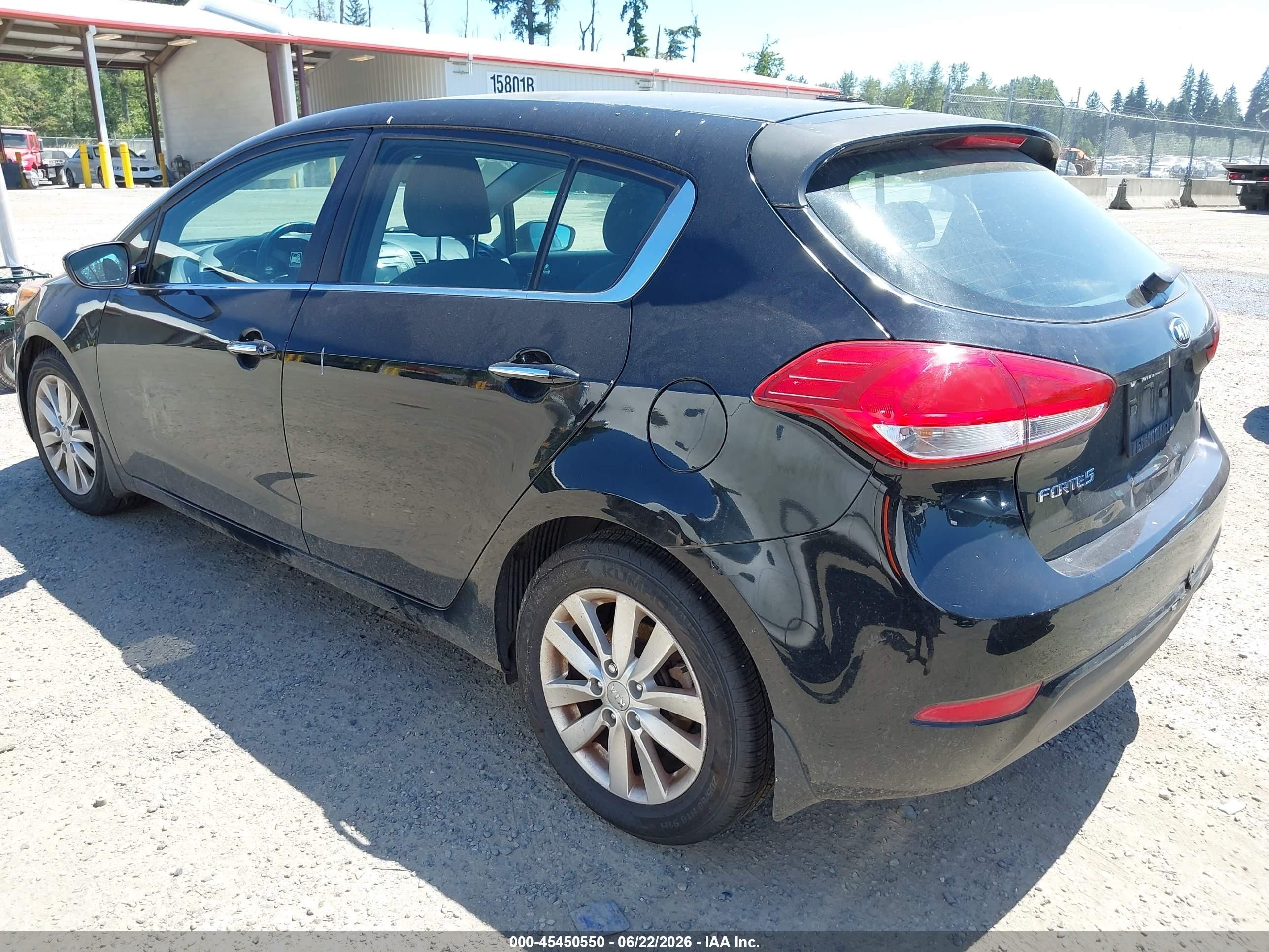 2015 Kia Forte Ex Black vin: KNAFX5A8XF5300290