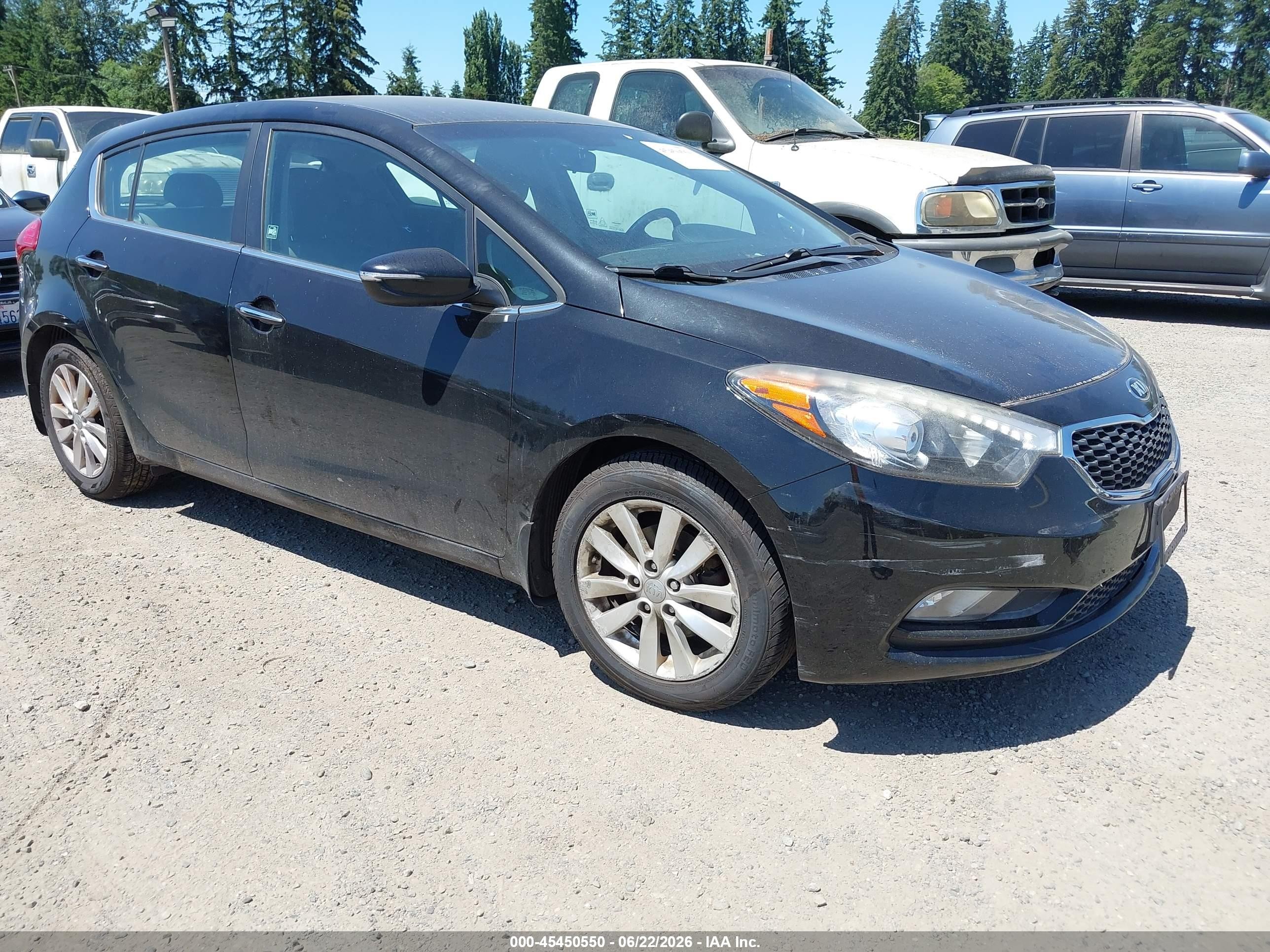 2015 Kia Forte Ex Black vin: KNAFX5A8XF5300290