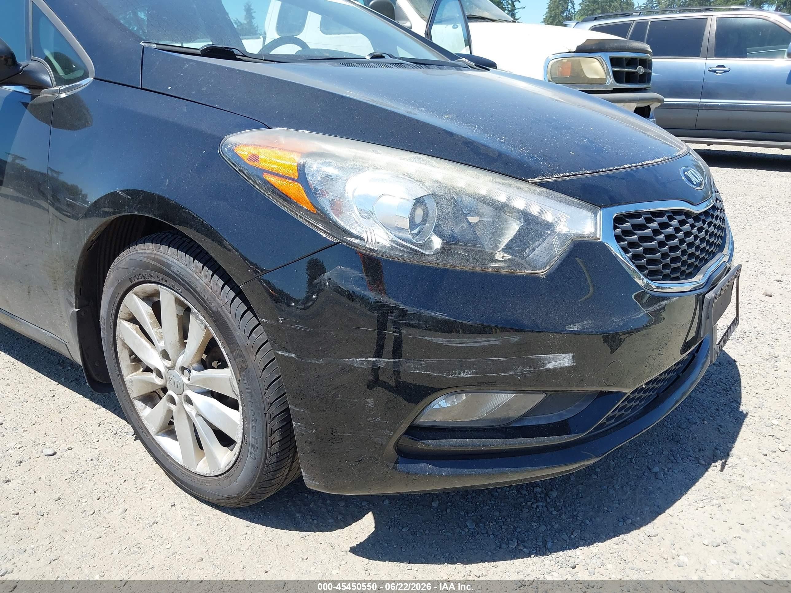 2015 Kia Forte Ex Black vin: KNAFX5A8XF5300290