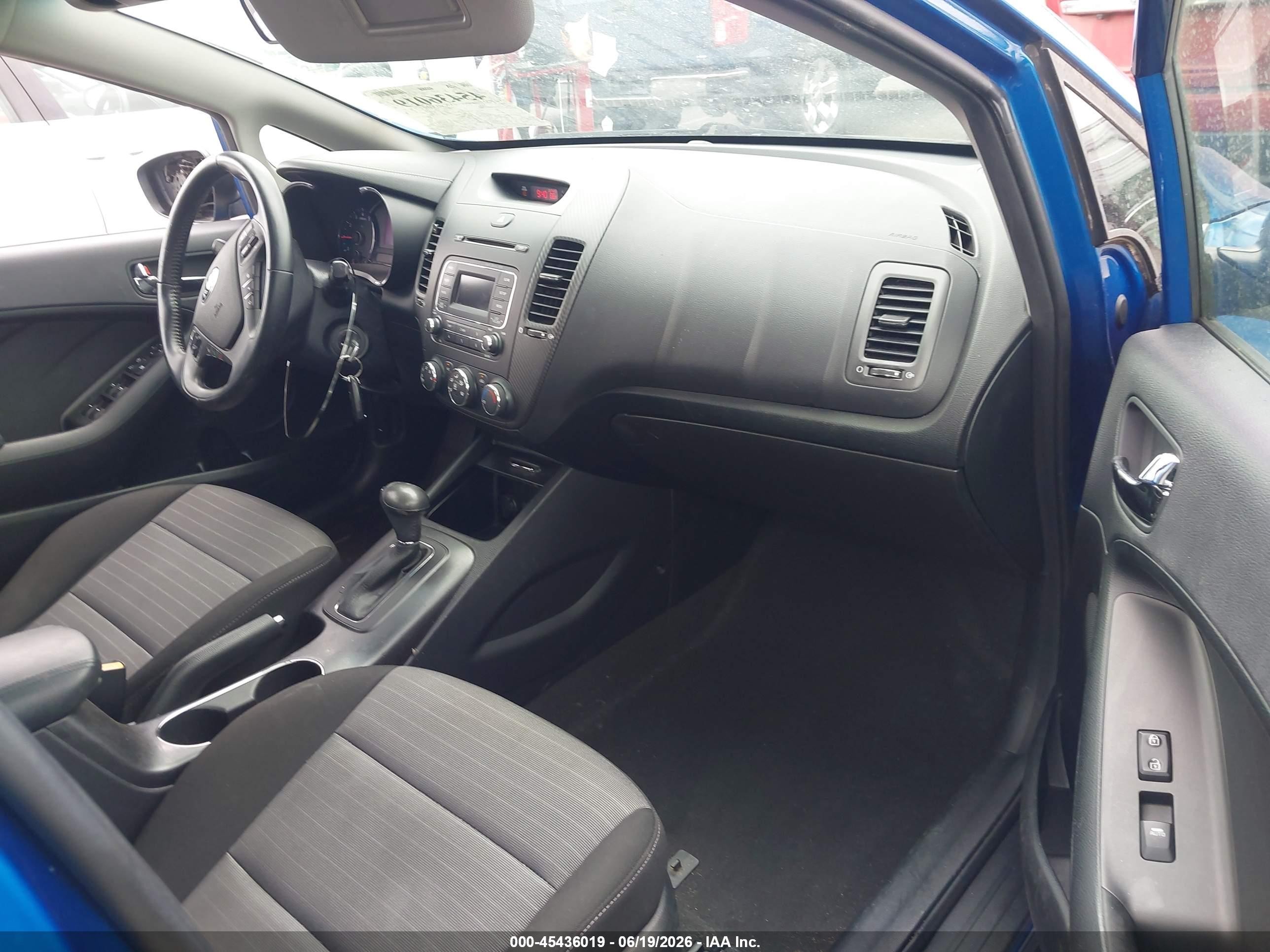 2015 Kia Forte Ex Blue vin: KNAFX5A8XF5359033