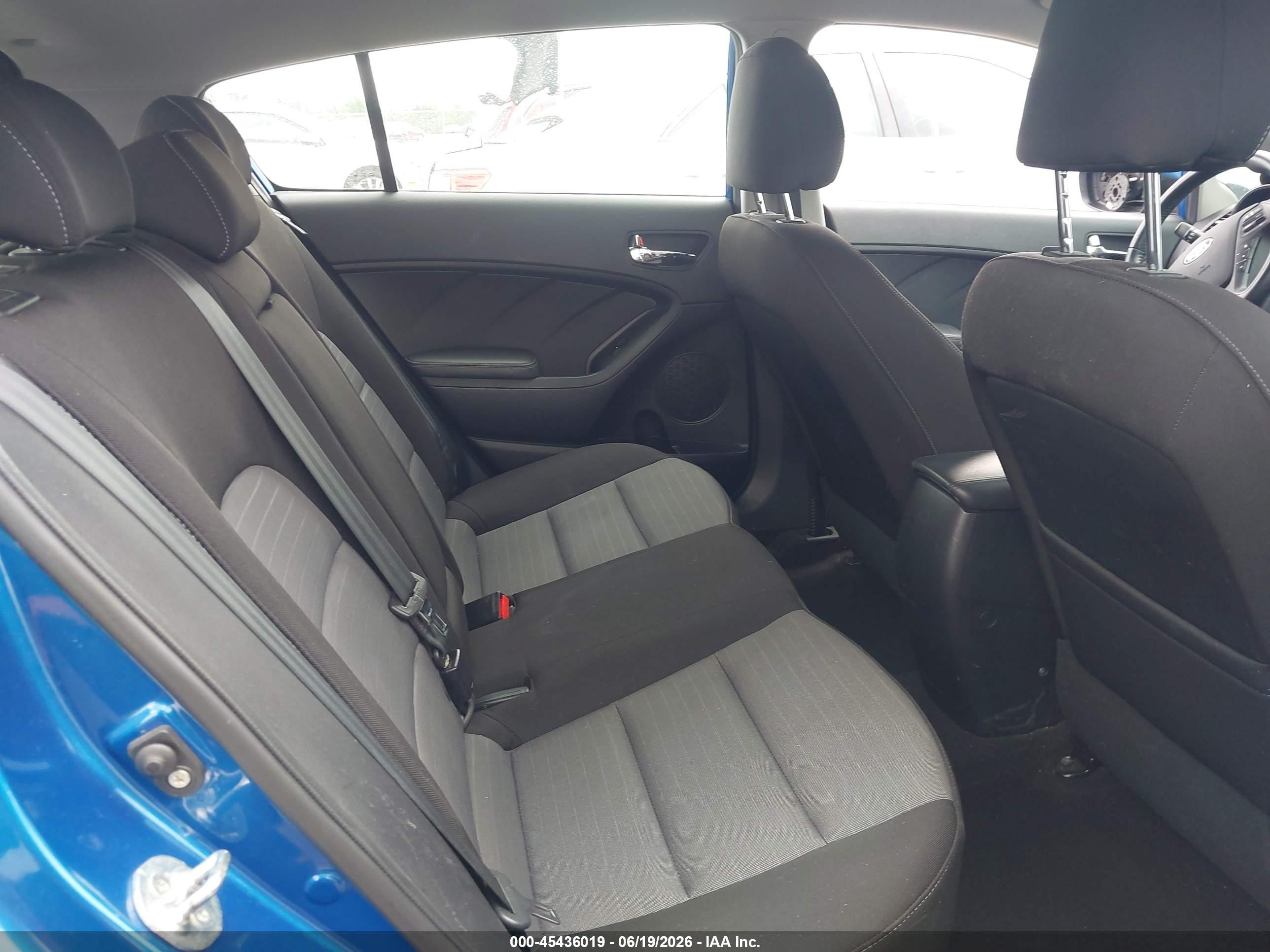 2015 Kia Forte Ex Blue vin: KNAFX5A8XF5359033