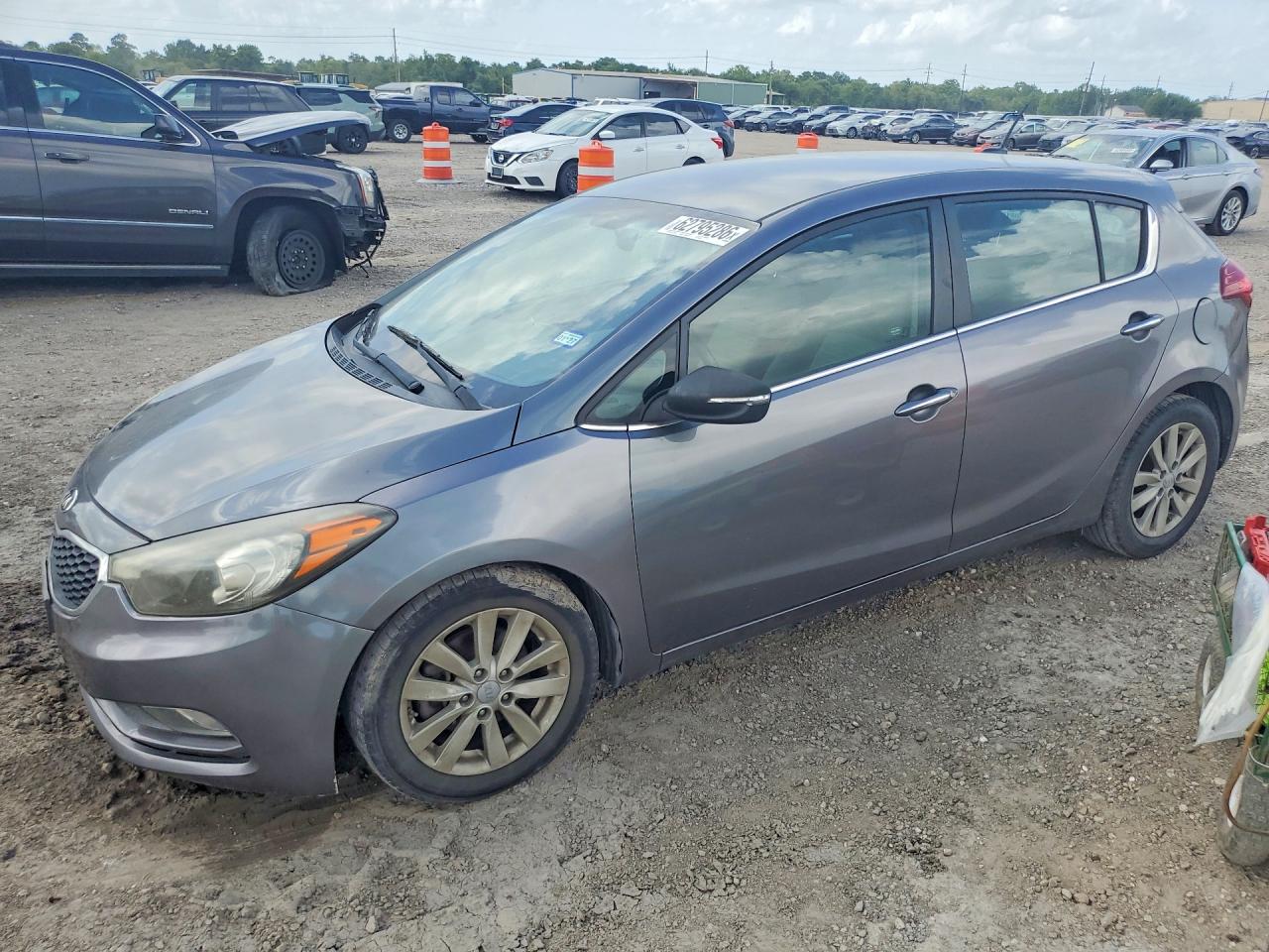 2015 Kia Forte Ex Угольный vin: KNAFX5A8XF5376883