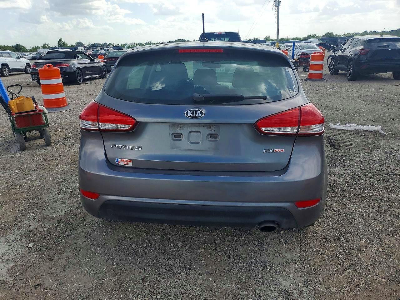 2015 Kia Forte Ex Угольный vin: KNAFX5A8XF5376883