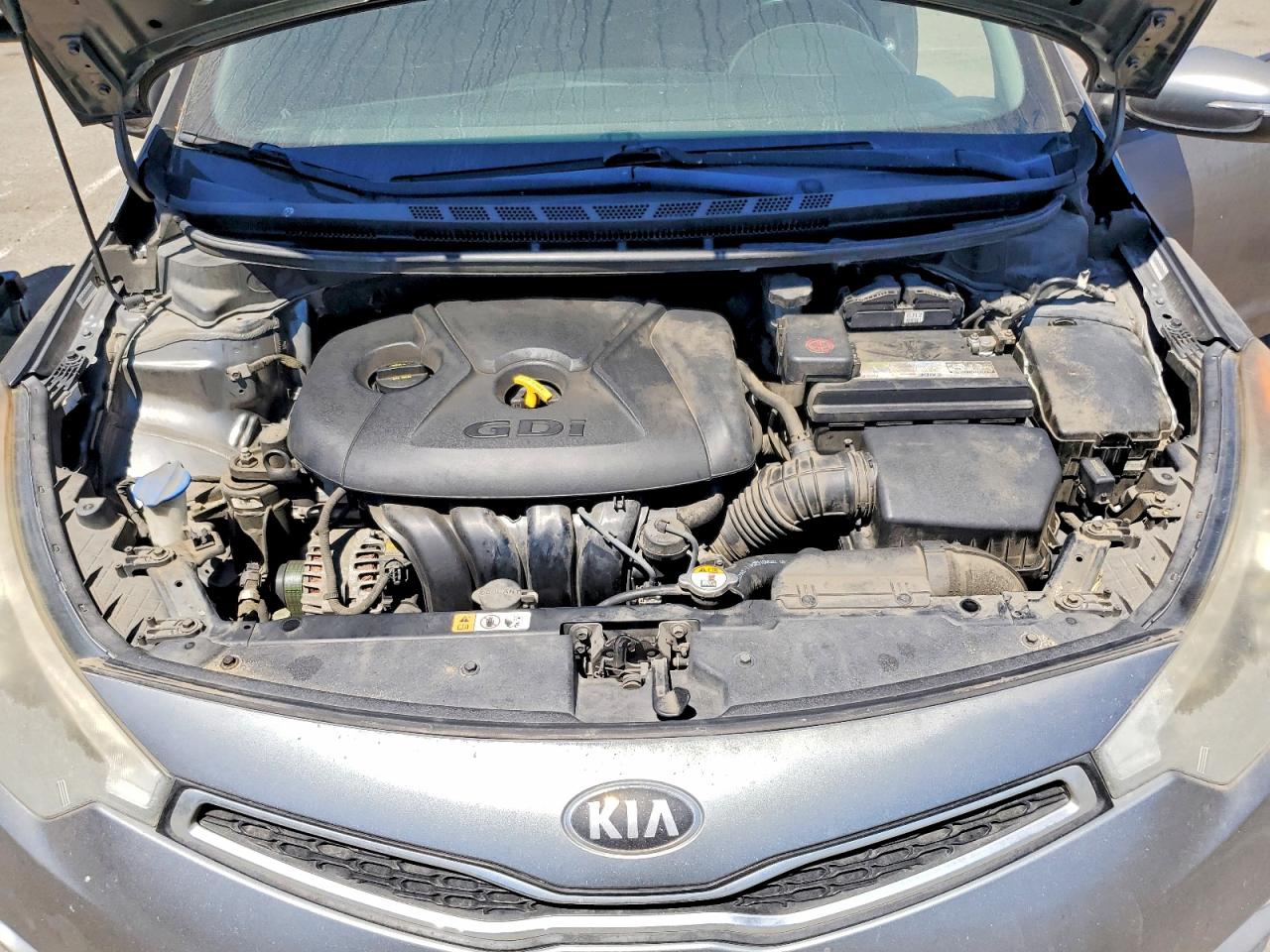 2014 Kia Forte Koup Ex Gray vin: KNAFX6A80E5202308