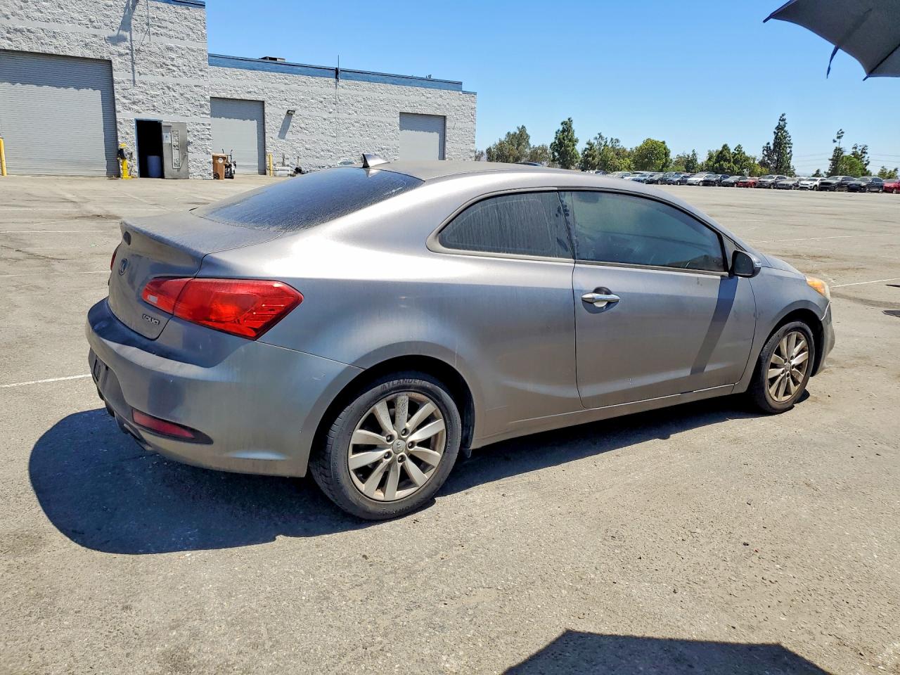 2014 Kia Forte Koup Ex Gray vin: KNAFX6A80E5202308