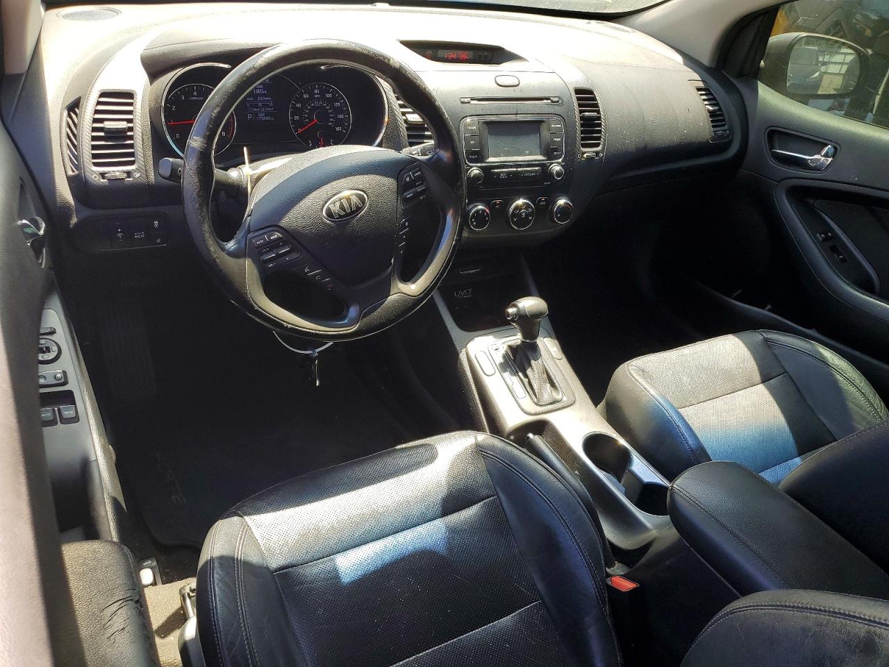 2014 Kia Forte Koup Ex Gray vin: KNAFX6A80E5202308