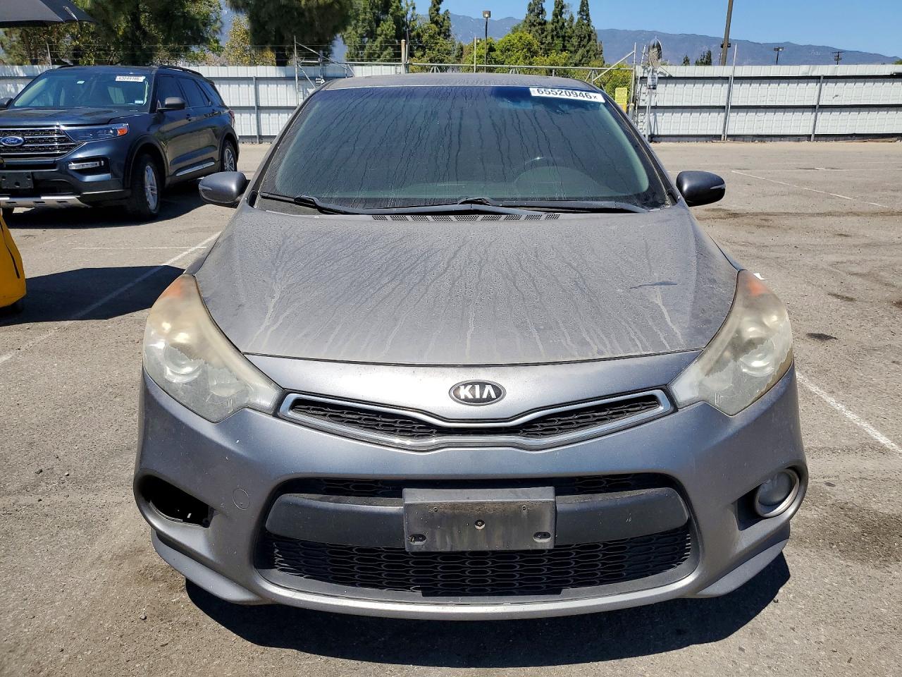 2014 Kia Forte Koup Ex Gray vin: KNAFX6A80E5202308