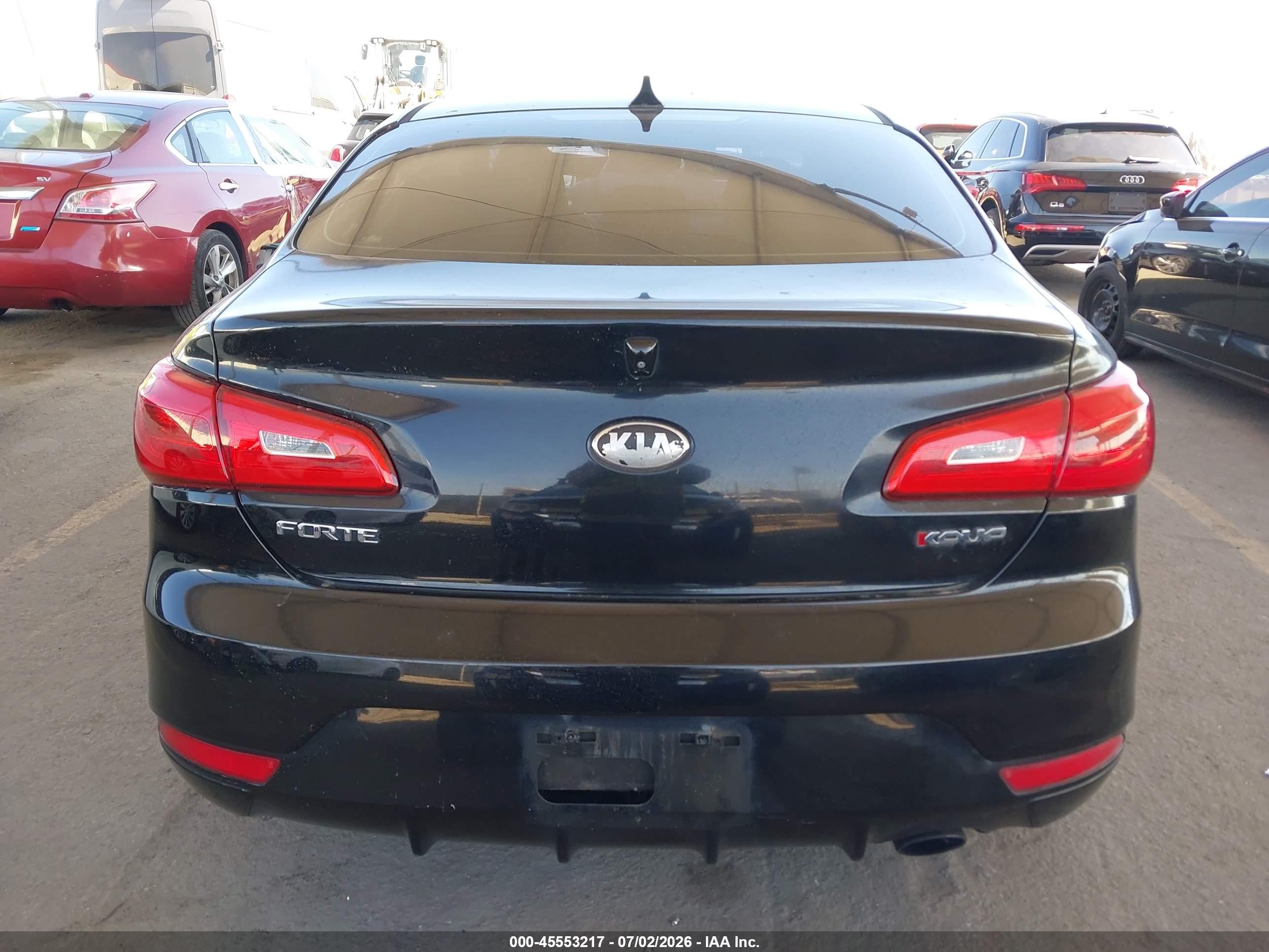 2014 Kia Forte Koup Ex Black vin: KNAFX6A80E5205189