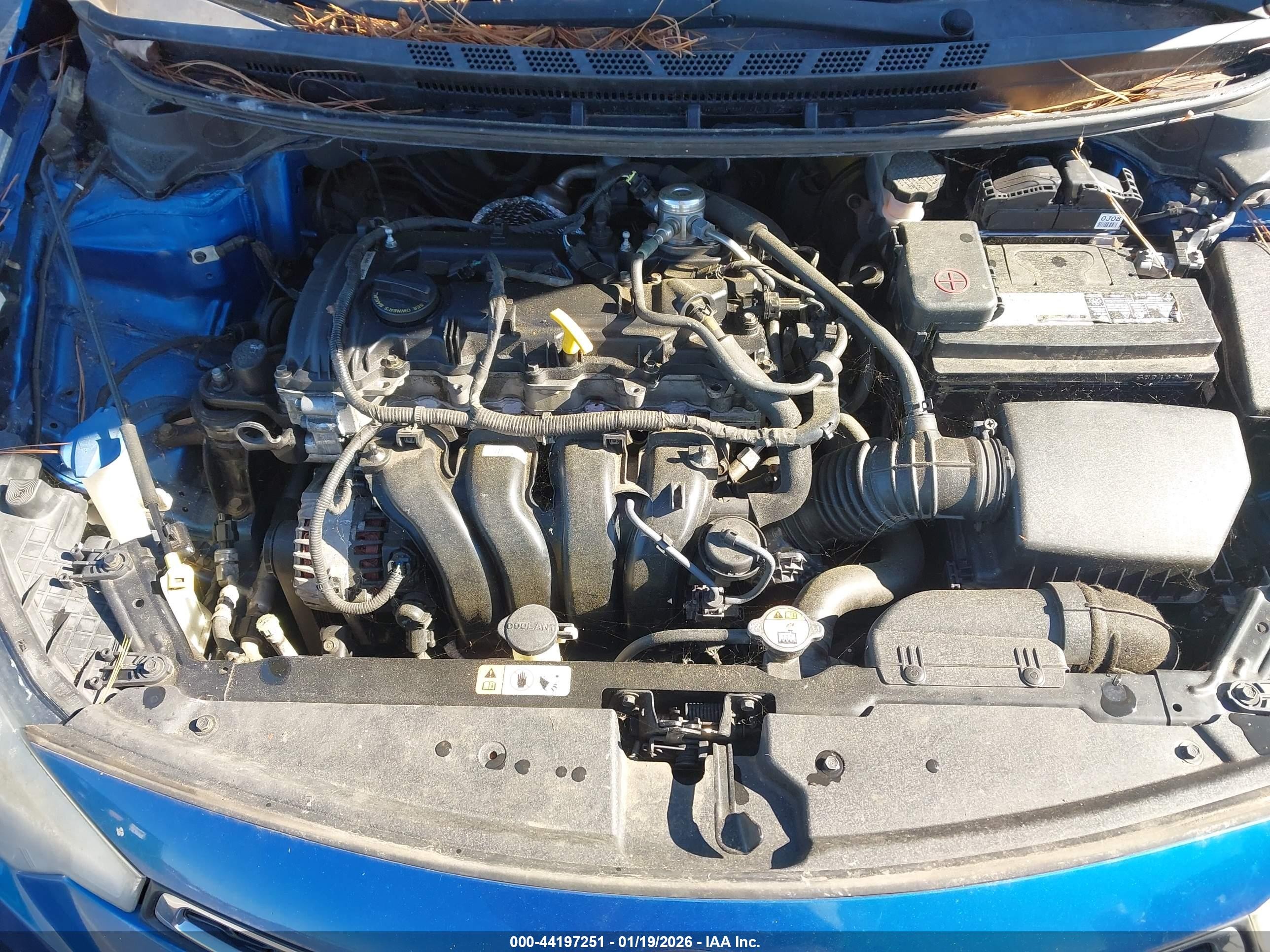 2014 Kia Forte Koup Ex Синий vin: KNAFX6A81E5244695