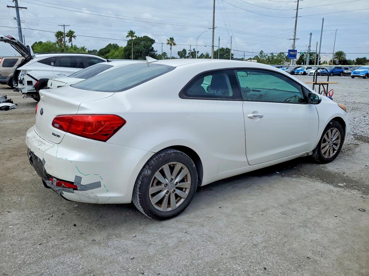 2014 Kia Forte Ex White vin: KNAFX6A82E5216503