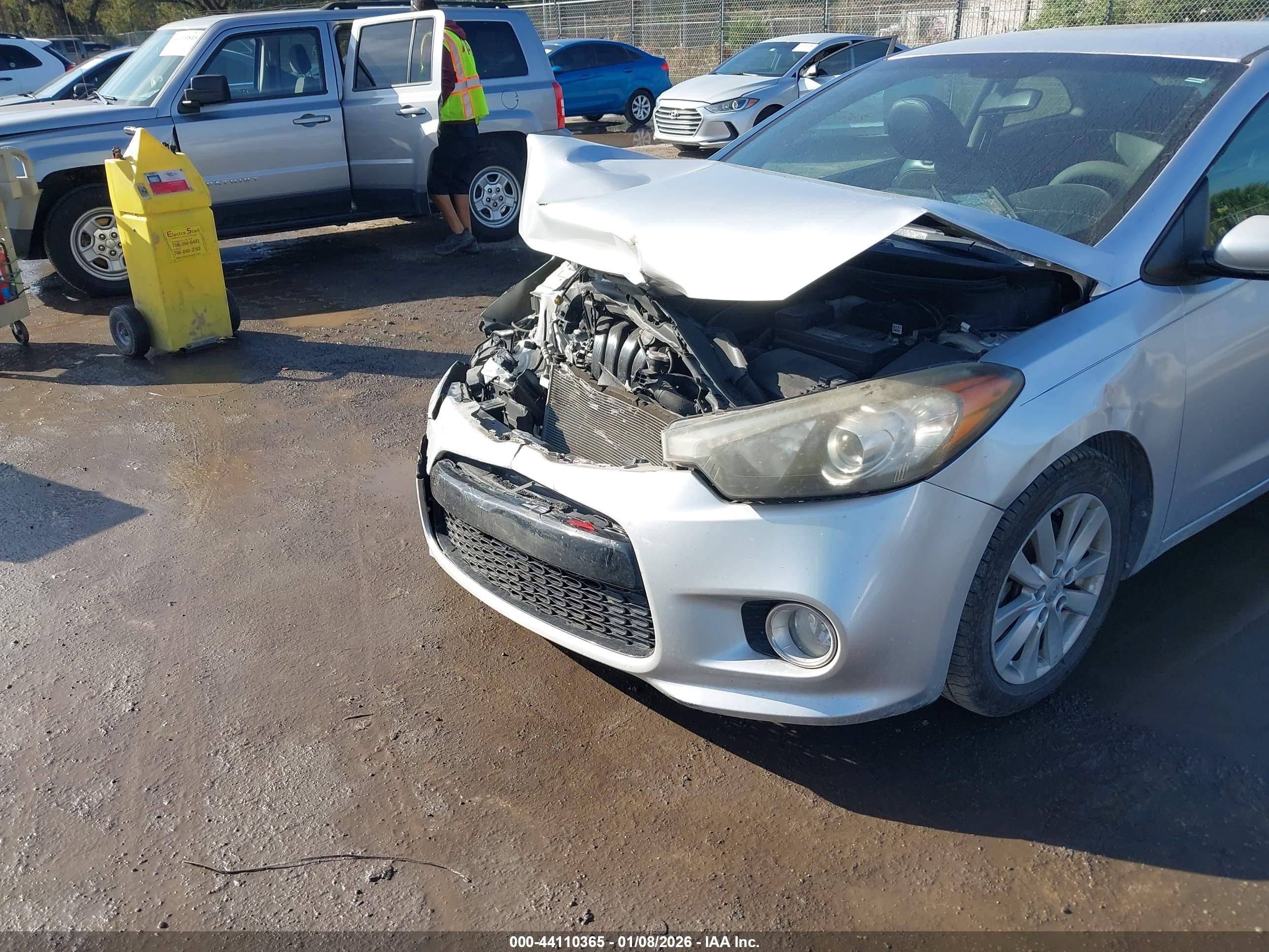 2015 Kia Forte Koup Ex Silver vin: KNAFX6A82F5265265