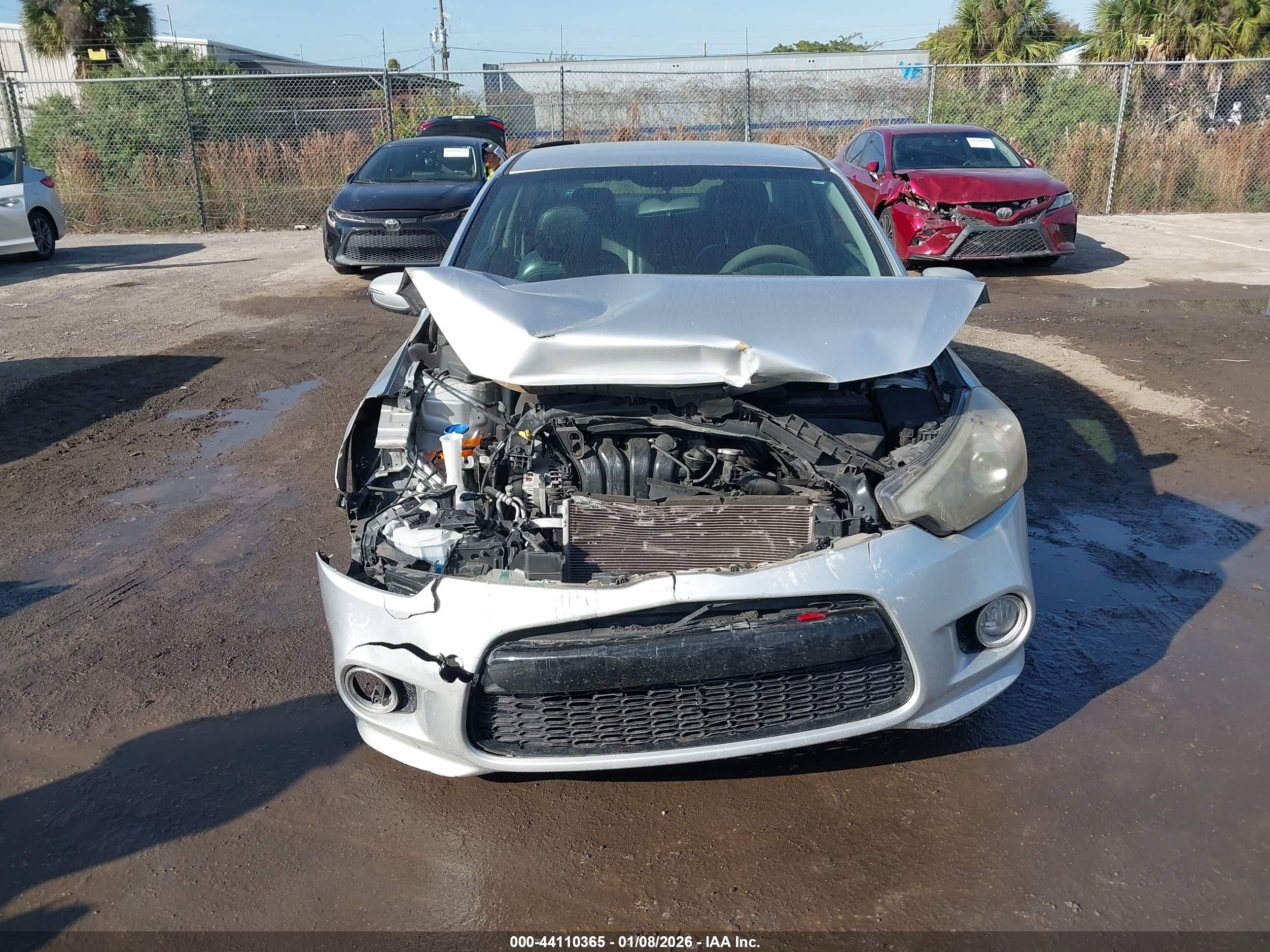 2015 Kia Forte Koup Ex Silver vin: KNAFX6A82F5265265