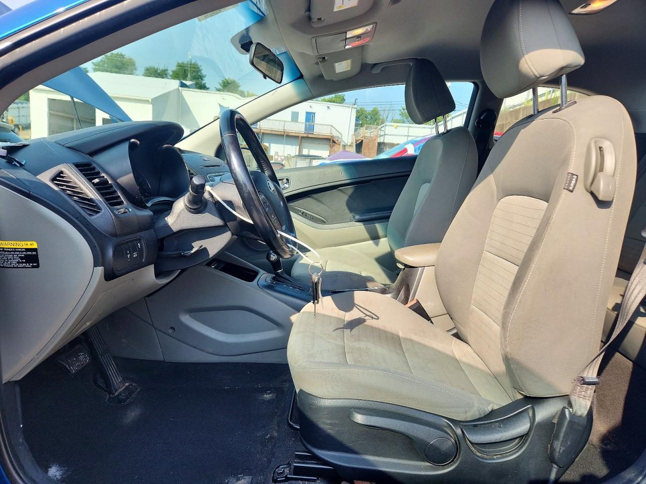 2014 Kia Forte Koup Ex Blue vin: KNAFX6A83E5158515