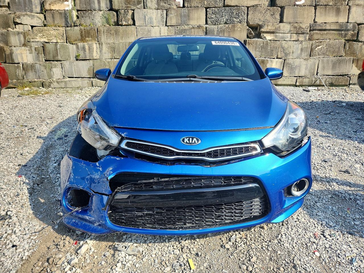 2014 Kia Forte Koup Ex Blue vin: KNAFX6A83E5158515