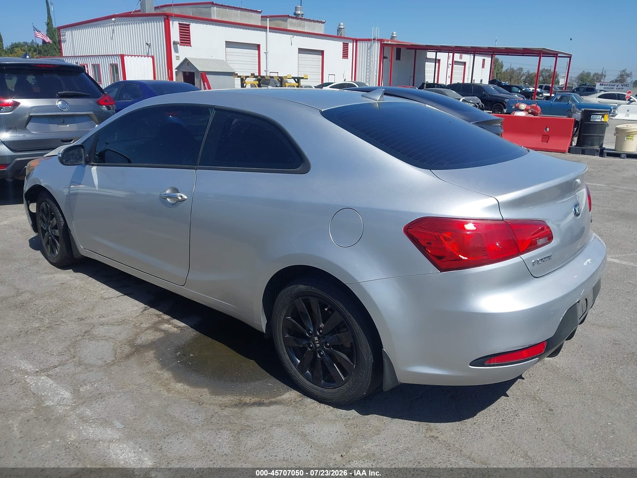 2014 Kia Forte Koup Ex Silver vin: KNAFX6A83E5223511