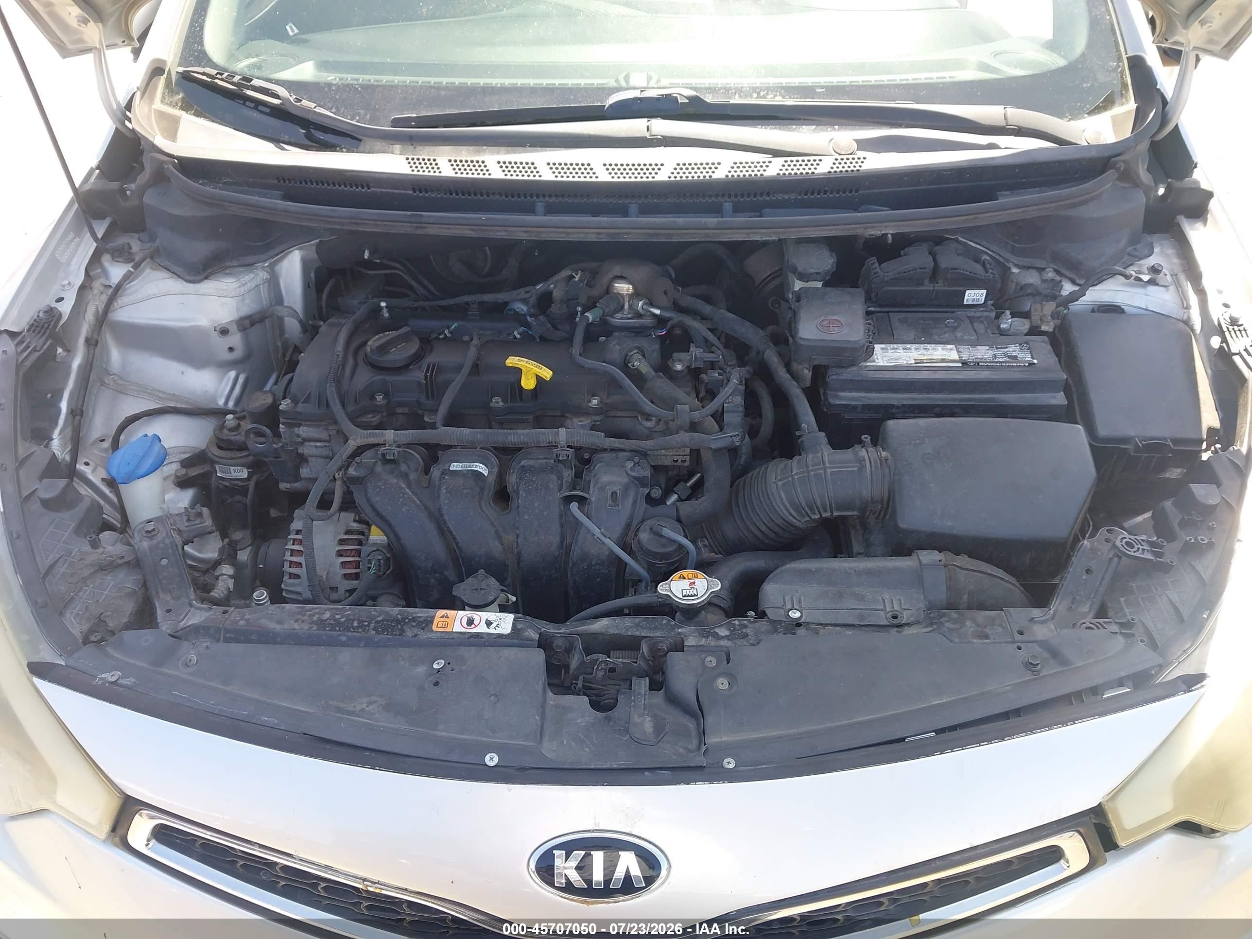 2014 Kia Forte Koup Ex Silver vin: KNAFX6A83E5223511