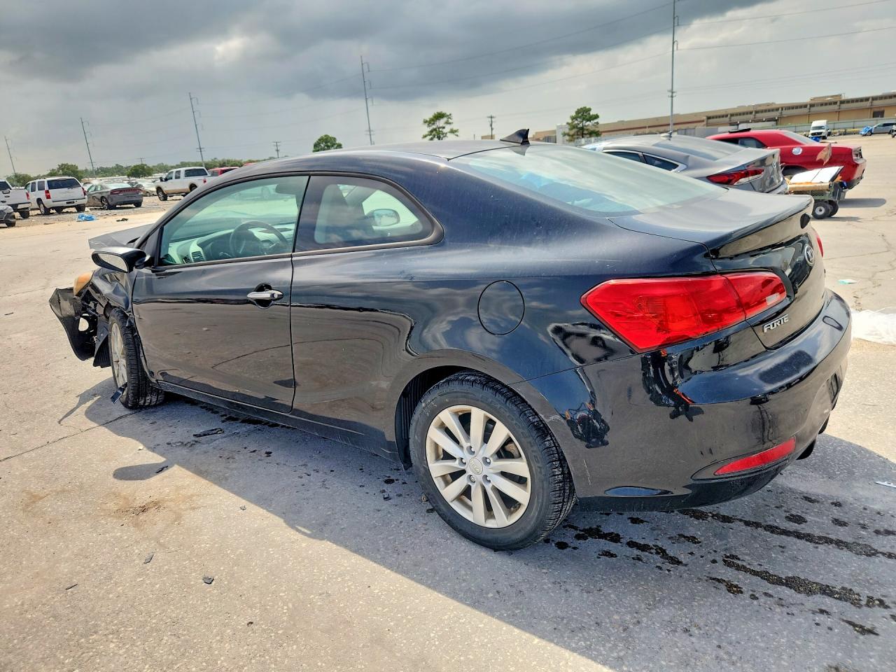 2014 Kia Forte Koup Ex Black vin: KNAFX6A86E5176359