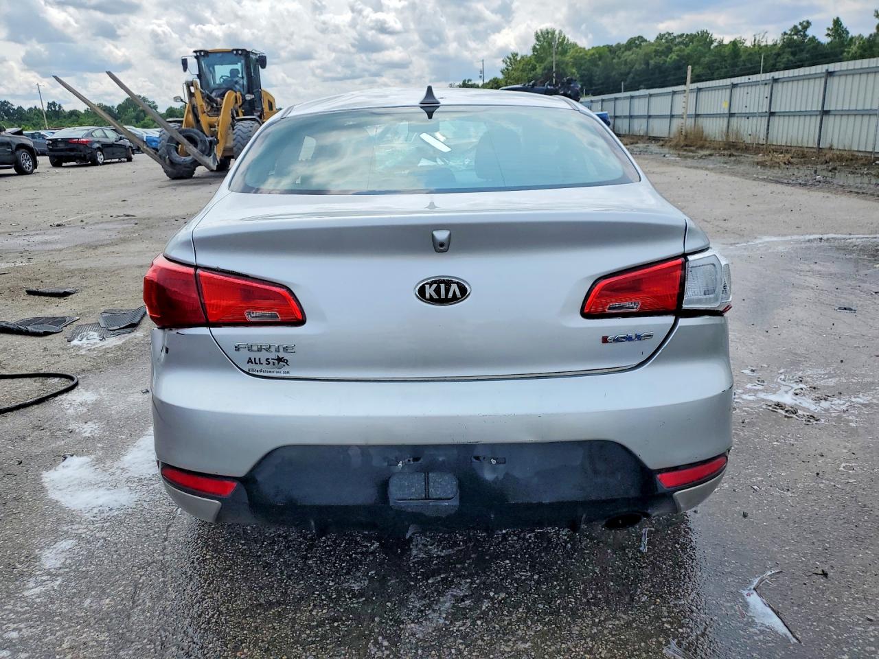 2014 Kia Forte Ex Silver vin: KNAFX6A86E5195378