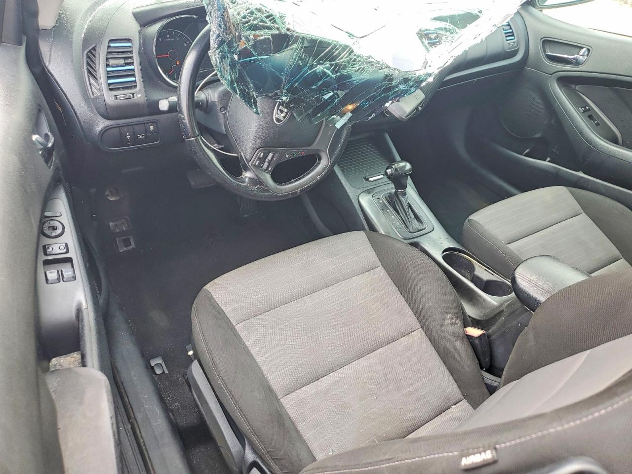 2014 Kia Forte Ex Silver vin: KNAFX6A86E5195378