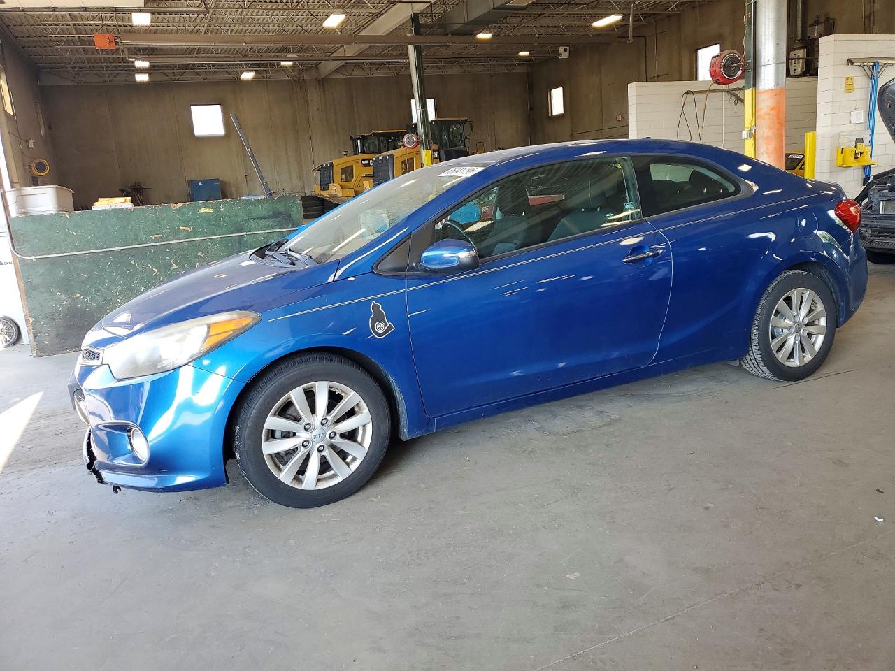 2015 Kia Forte Koup Ex Blue vin: KNAFX6A86F5297605