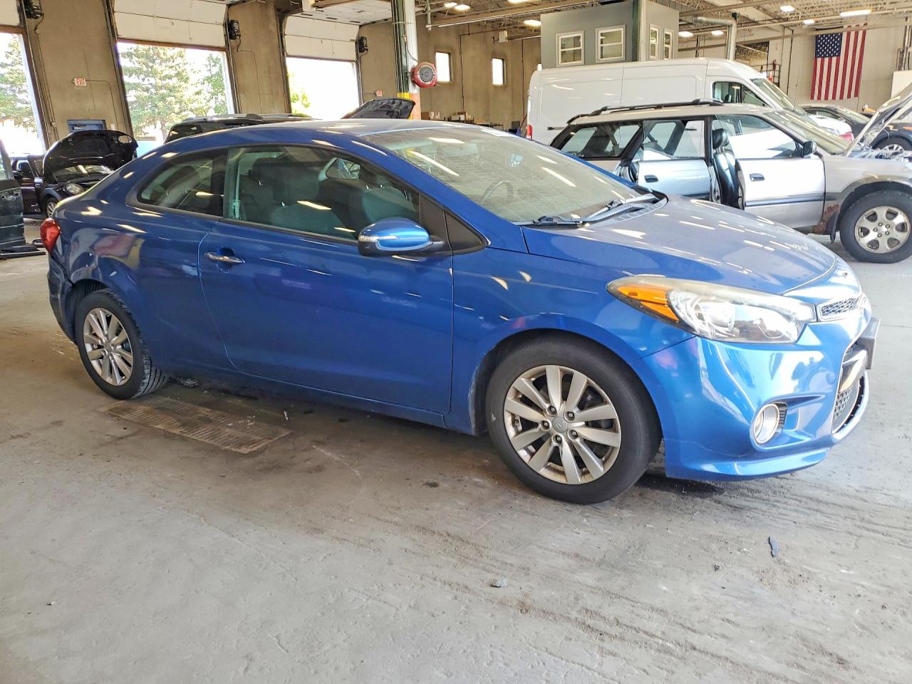 2015 Kia Forte Koup Ex Blue vin: KNAFX6A86F5297605