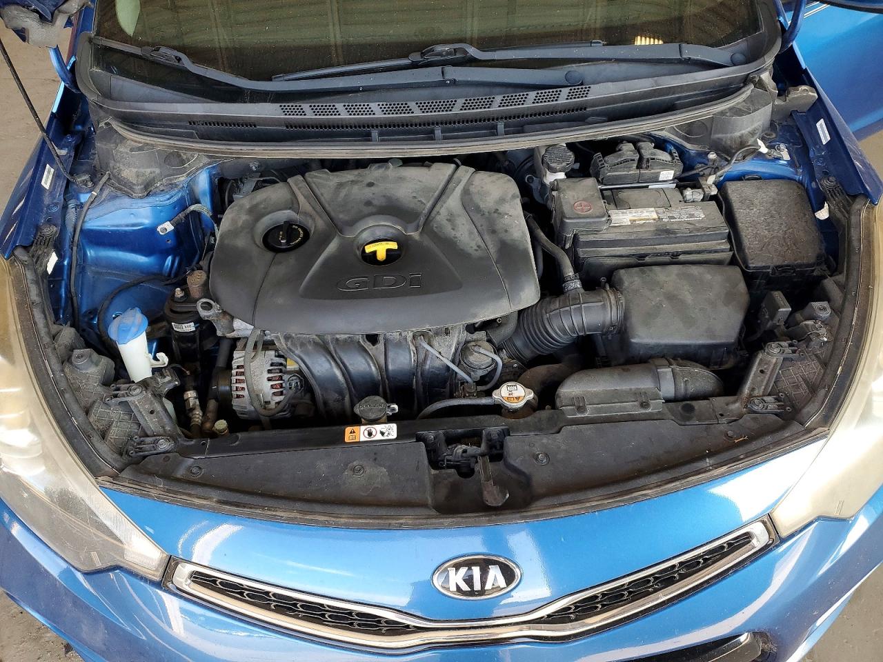 2015 Kia Forte Koup Ex Blue vin: KNAFX6A86F5297605