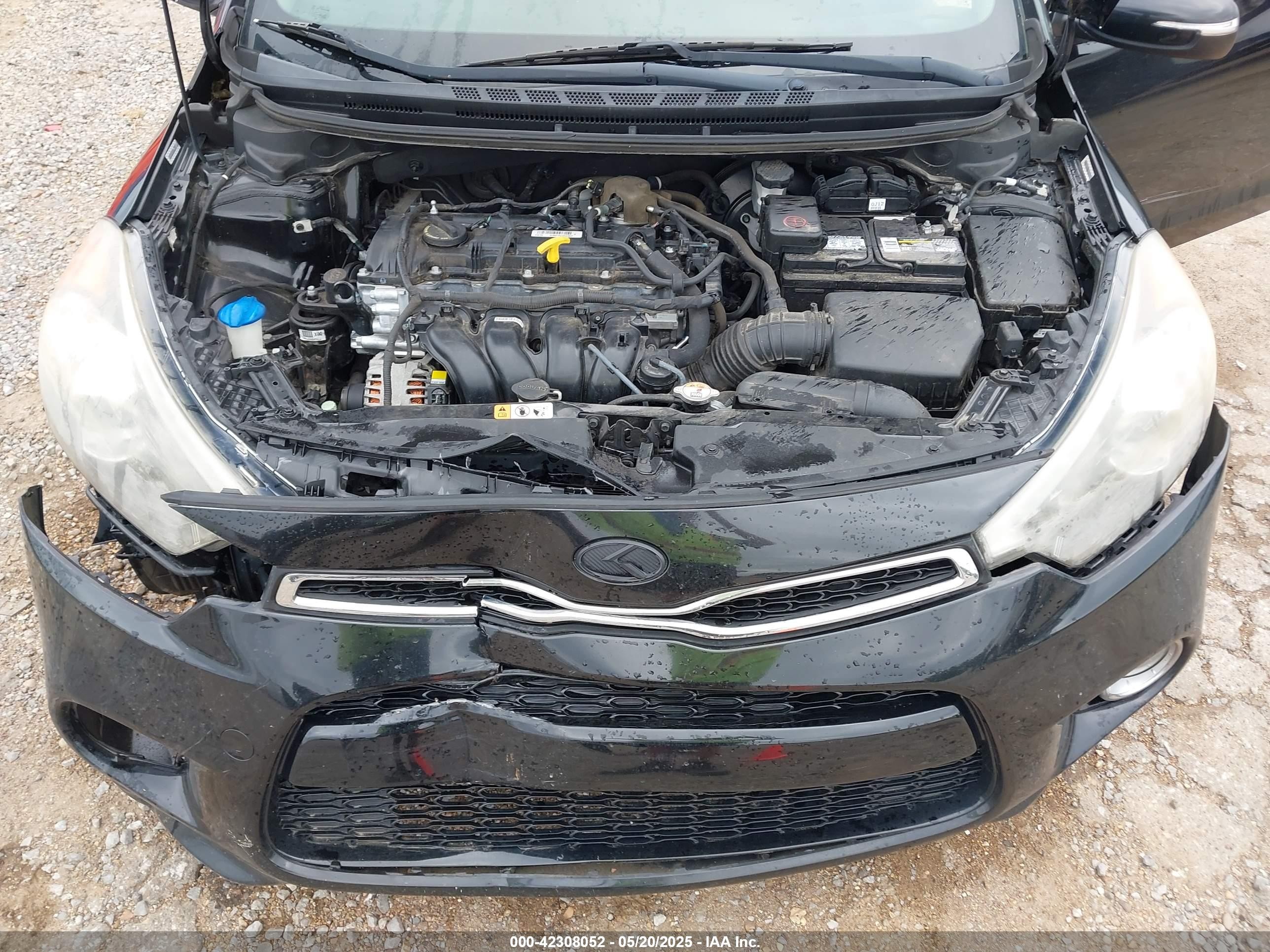 2014 Kia Forte Koup Ex Black vin: KNAFX6A87E5159697