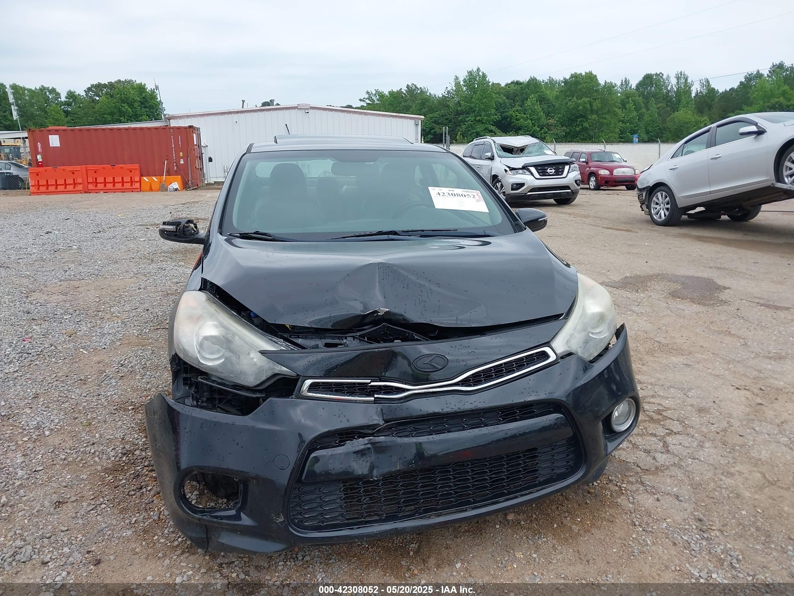 2014 Kia Forte Koup Ex Black vin: KNAFX6A87E5159697