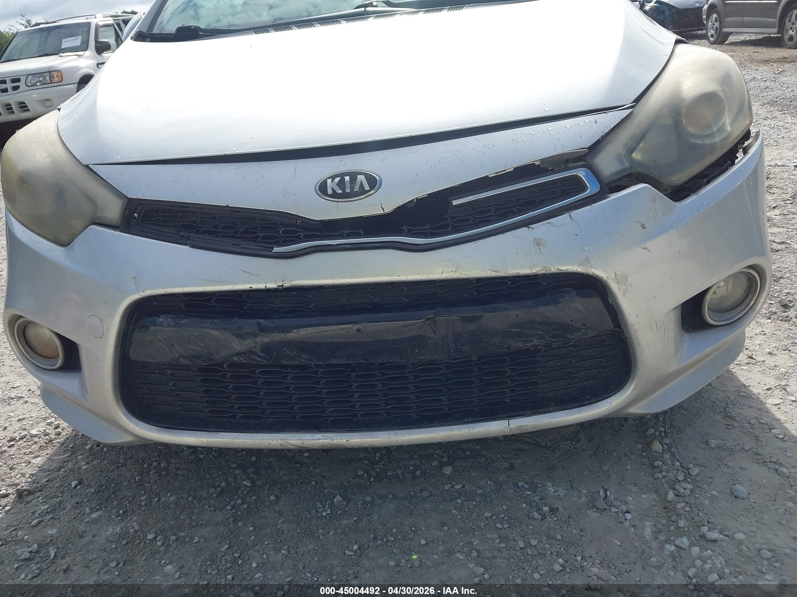 2014 Kia Forte Koup Ex Silver vin: KNAFX6A87E5217064