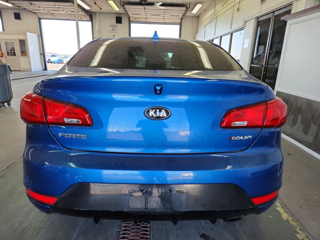 2014 Kia Forte Koup Ex Blue vin: KNAFX6A87E5225312