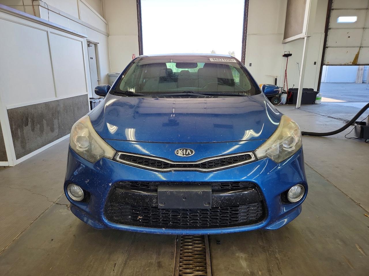 2014 Kia Forte Koup Ex Blue vin: KNAFX6A87E5225312