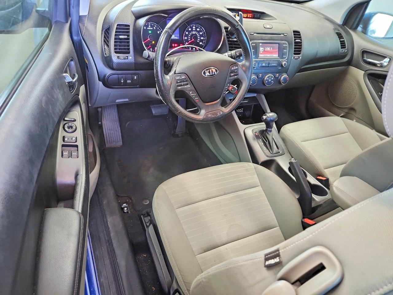 2014 Kia Forte Koup Ex Blue vin: KNAFX6A87E5225312
