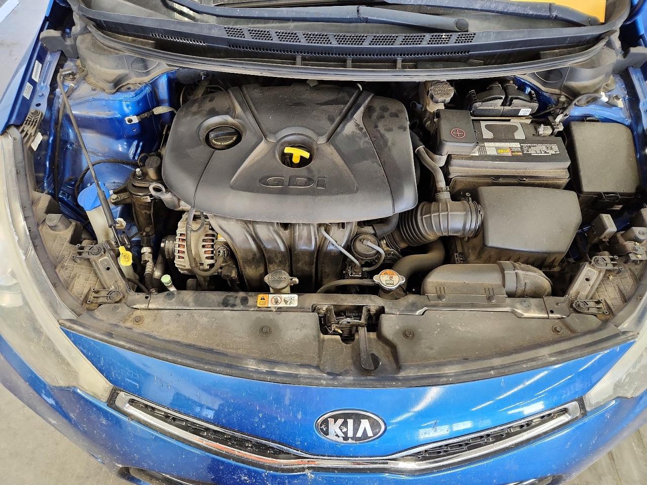 2014 Kia Forte Koup Ex Blue vin: KNAFX6A87E5225312