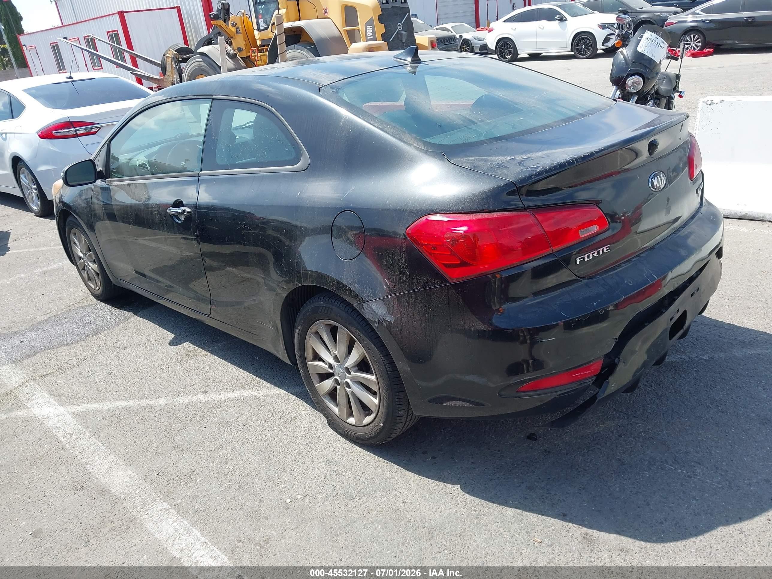 2014 Kia Forte Koup Ex Black vin: KNAFX6A88E5202024