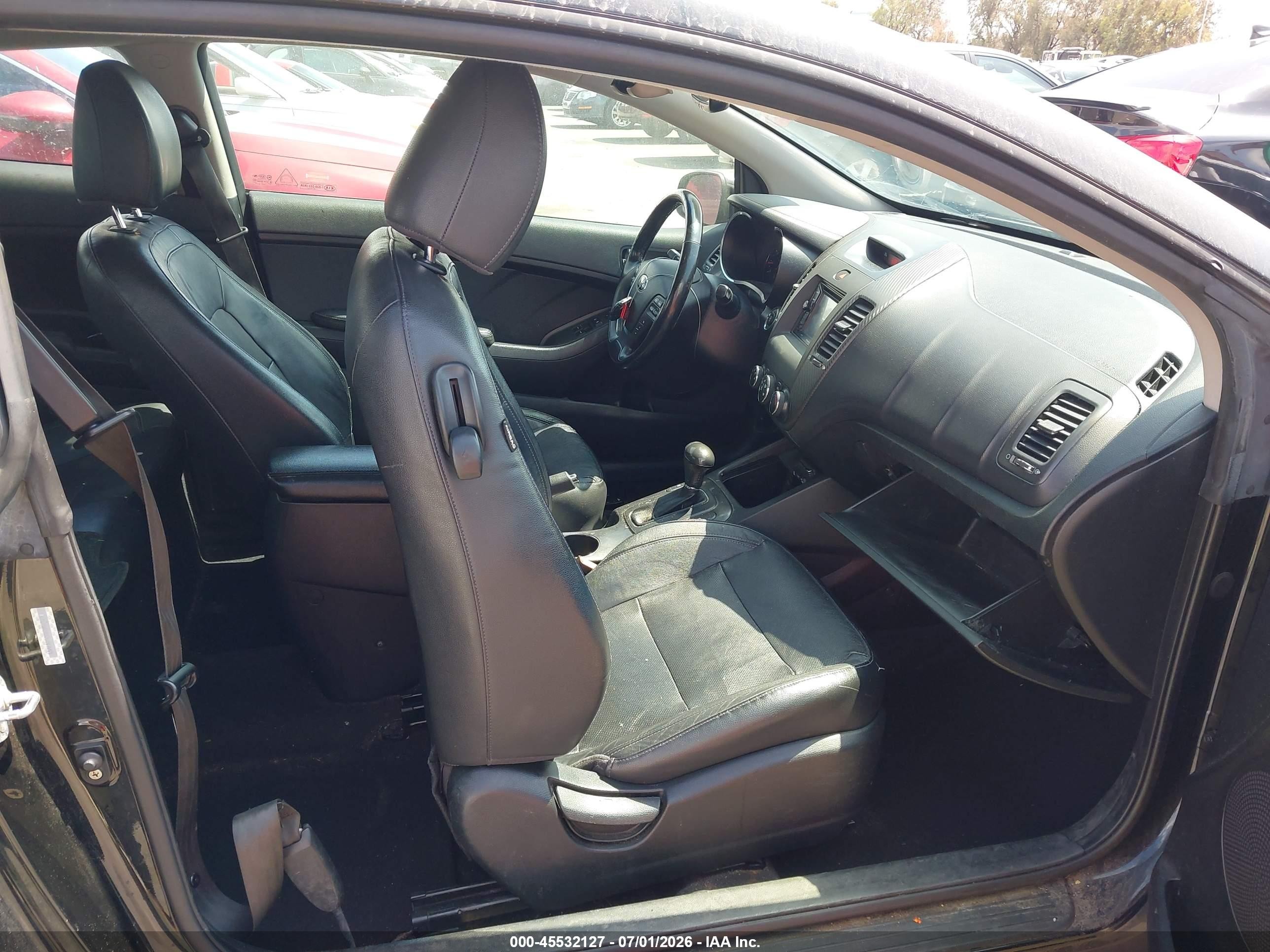 2014 Kia Forte Koup Ex Black vin: KNAFX6A88E5202024