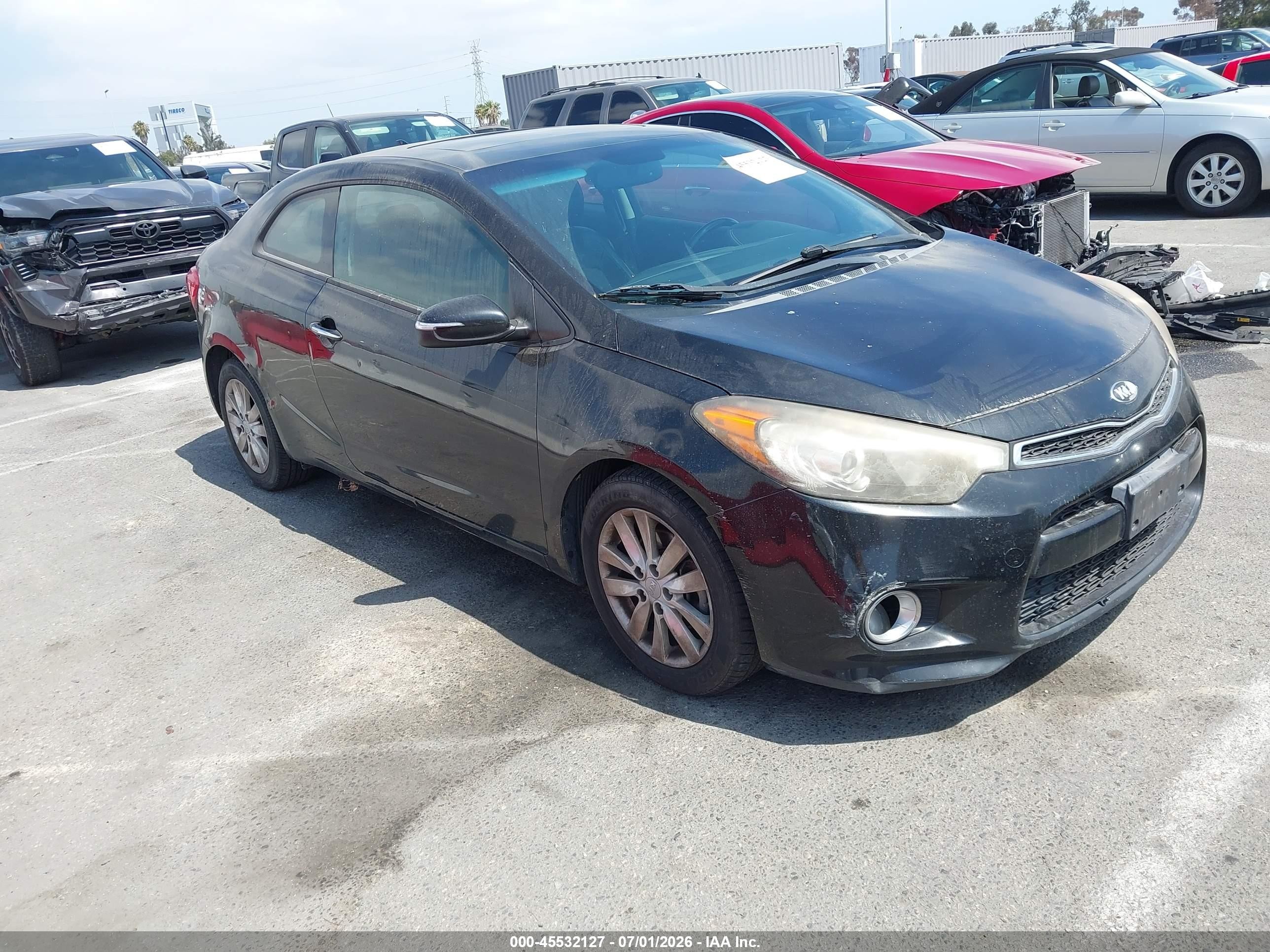 2014 Kia Forte Koup Ex Black vin: KNAFX6A88E5202024