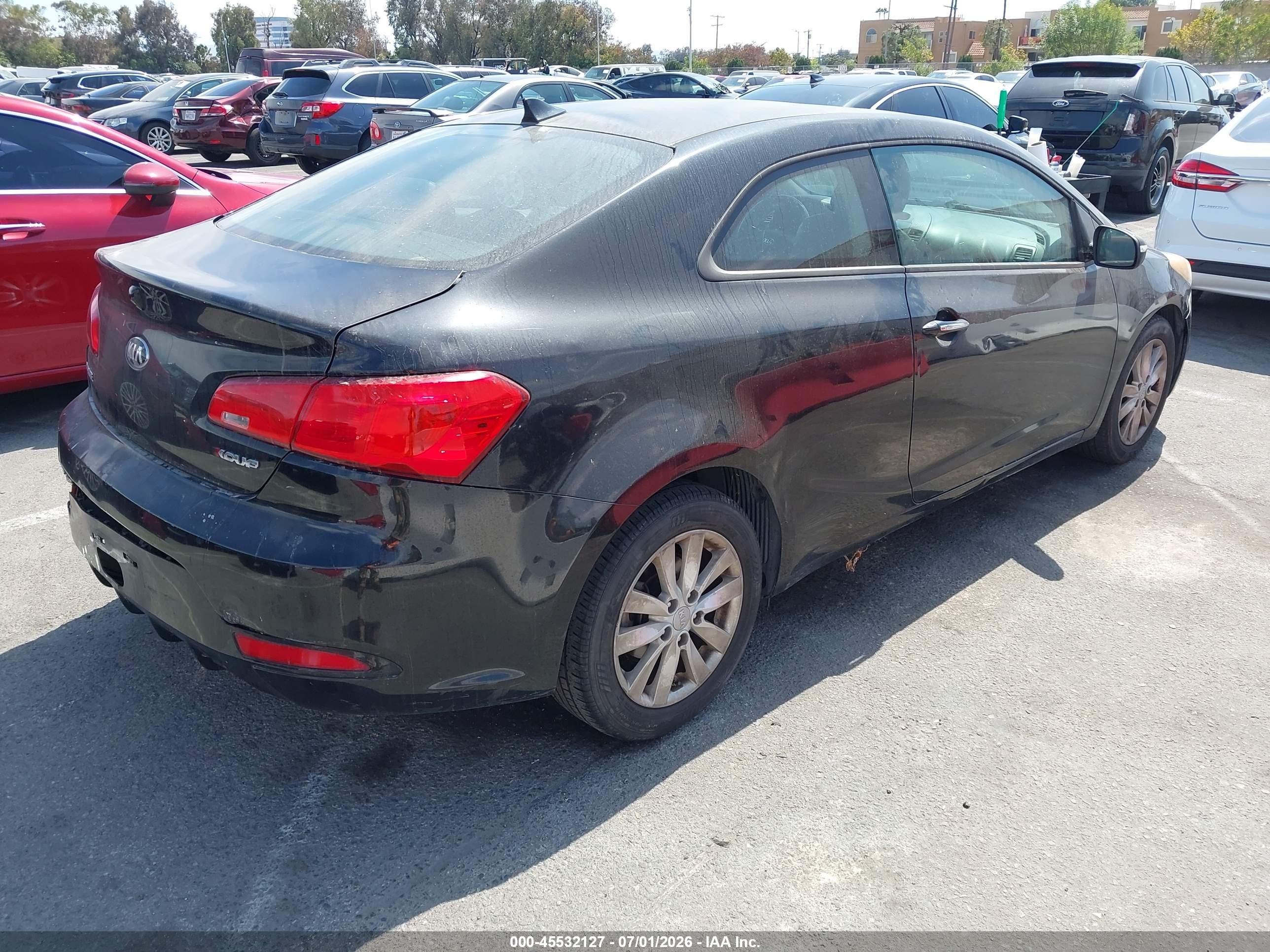 2014 Kia Forte Koup Ex Black vin: KNAFX6A88E5202024