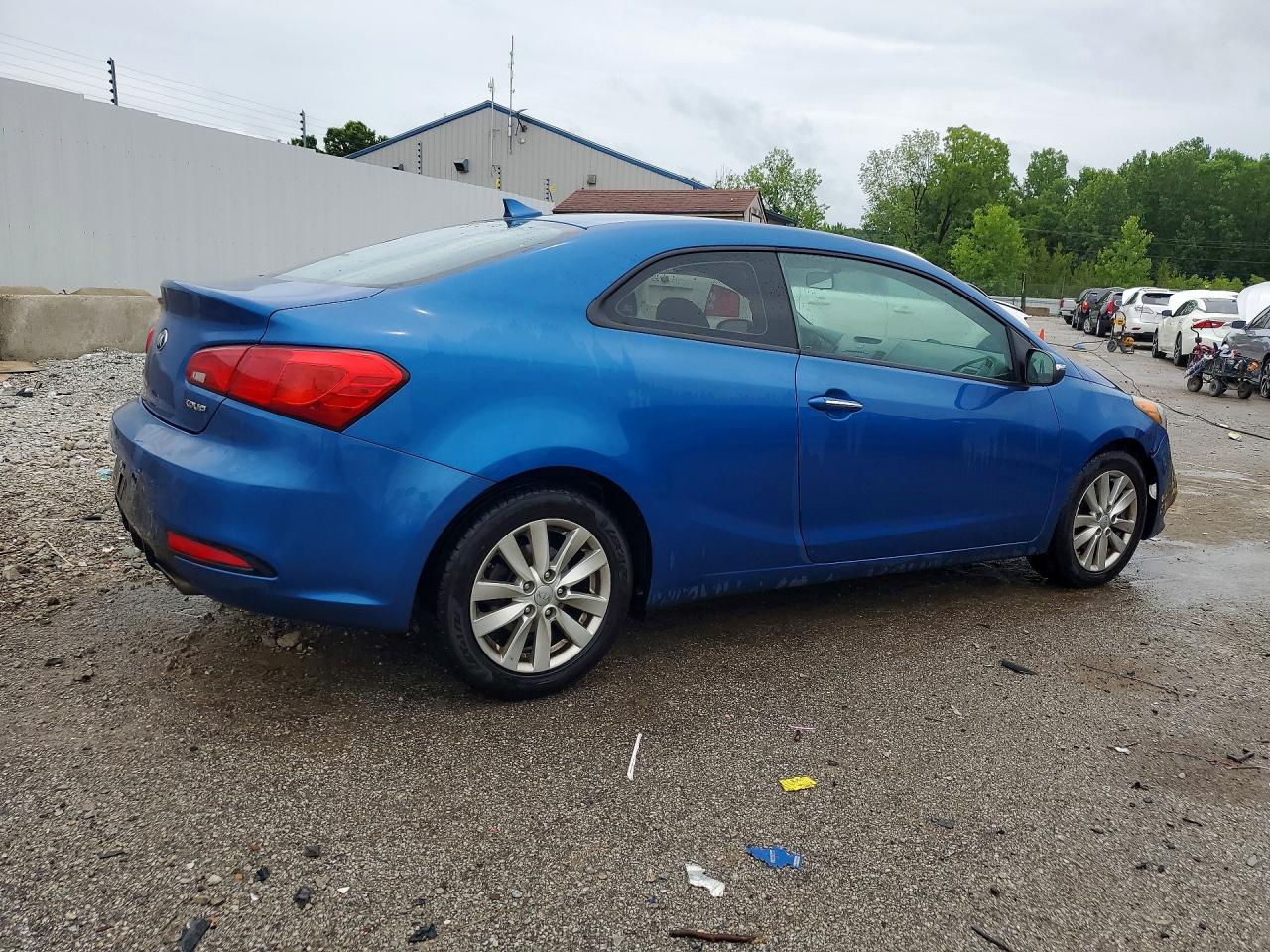 2015 Kia Forte Ex Blue vin: KNAFX6A88F5357416