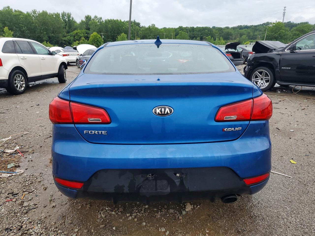 2015 Kia Forte Ex Blue vin: KNAFX6A88F5357416