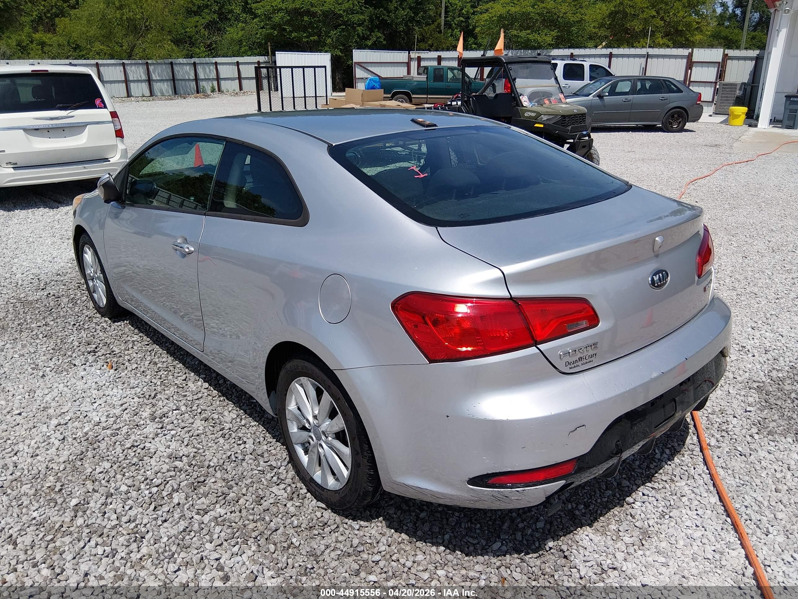 2014 Kia Forte Koup Ex Серебряный vin: KNAFX6A89E5249949