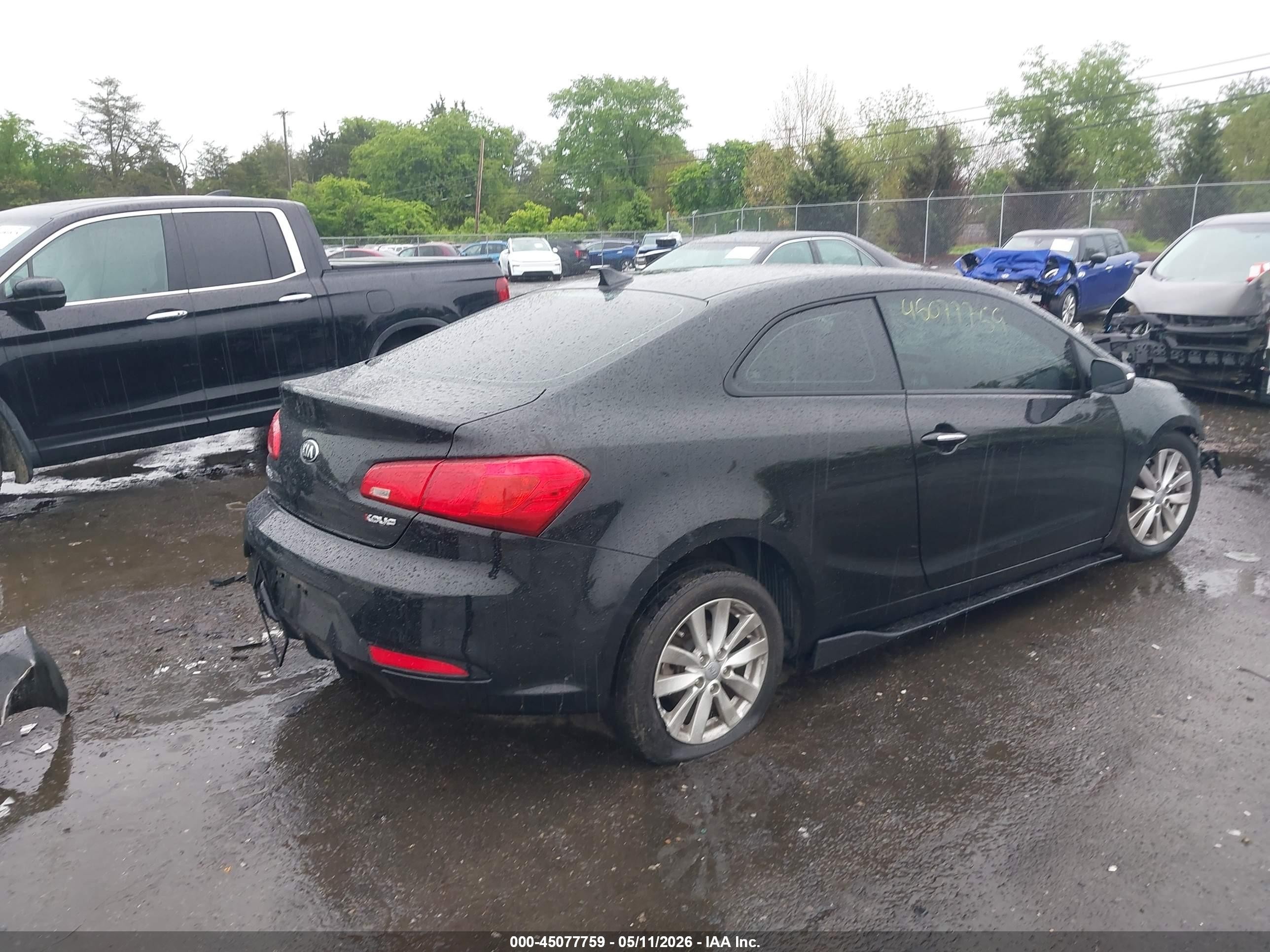 2015 Kia Forte Koup Ex Black vin: KNAFX6A89F5297601