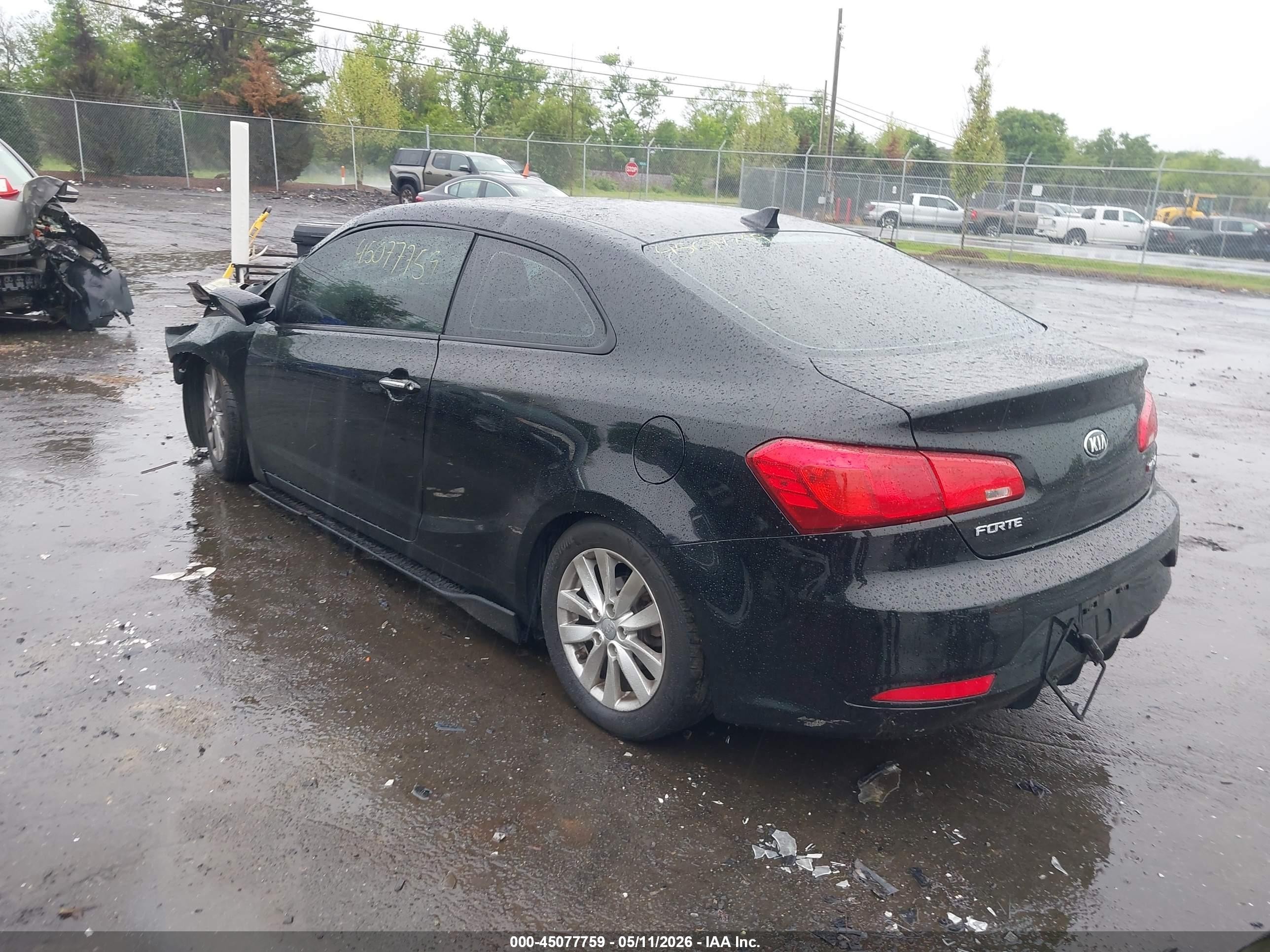 2015 Kia Forte Koup Ex Black vin: KNAFX6A89F5297601