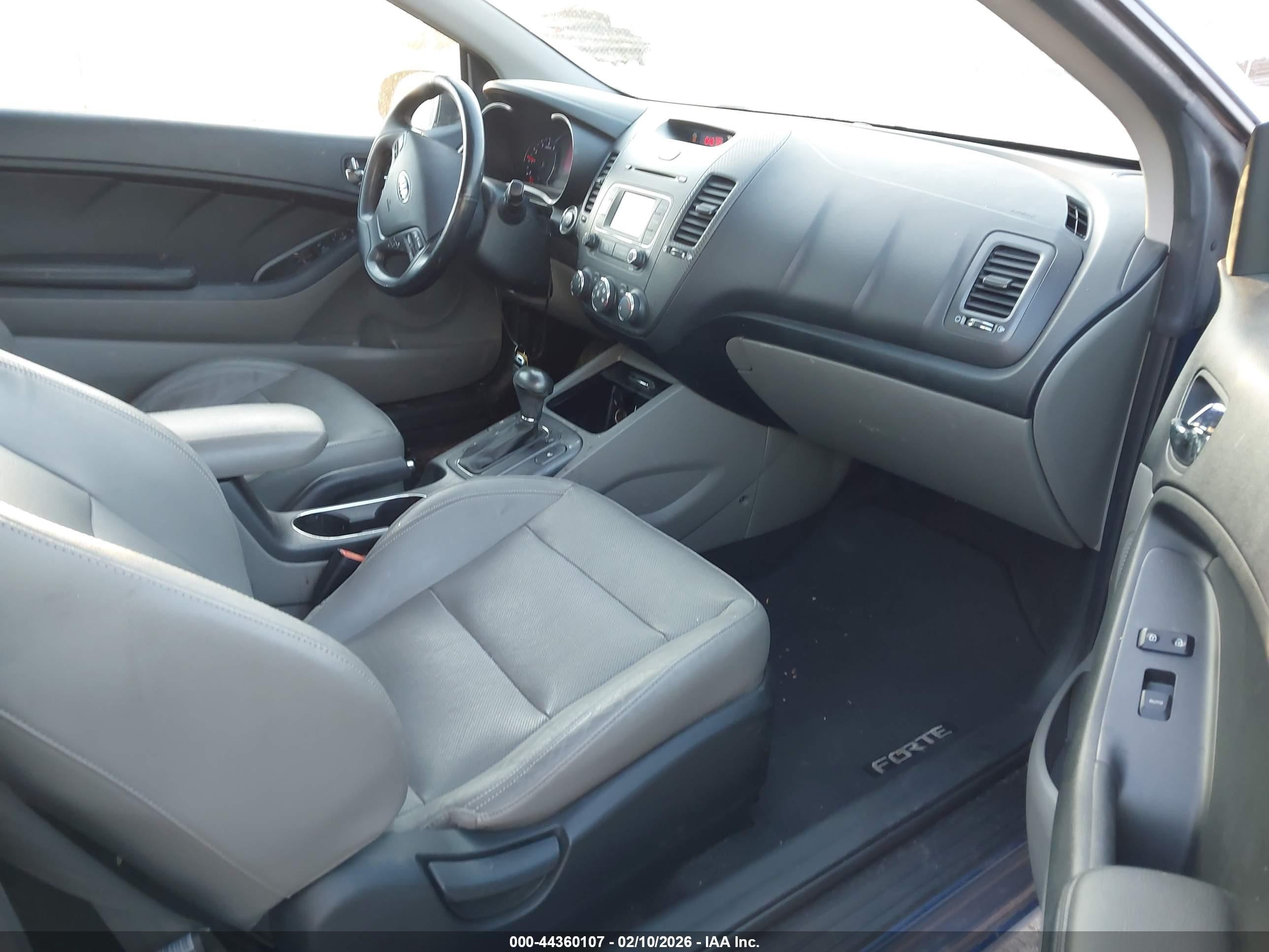 2014 Kia Forte Koup Ex Blue vin: KNAFX6A8XE5221058